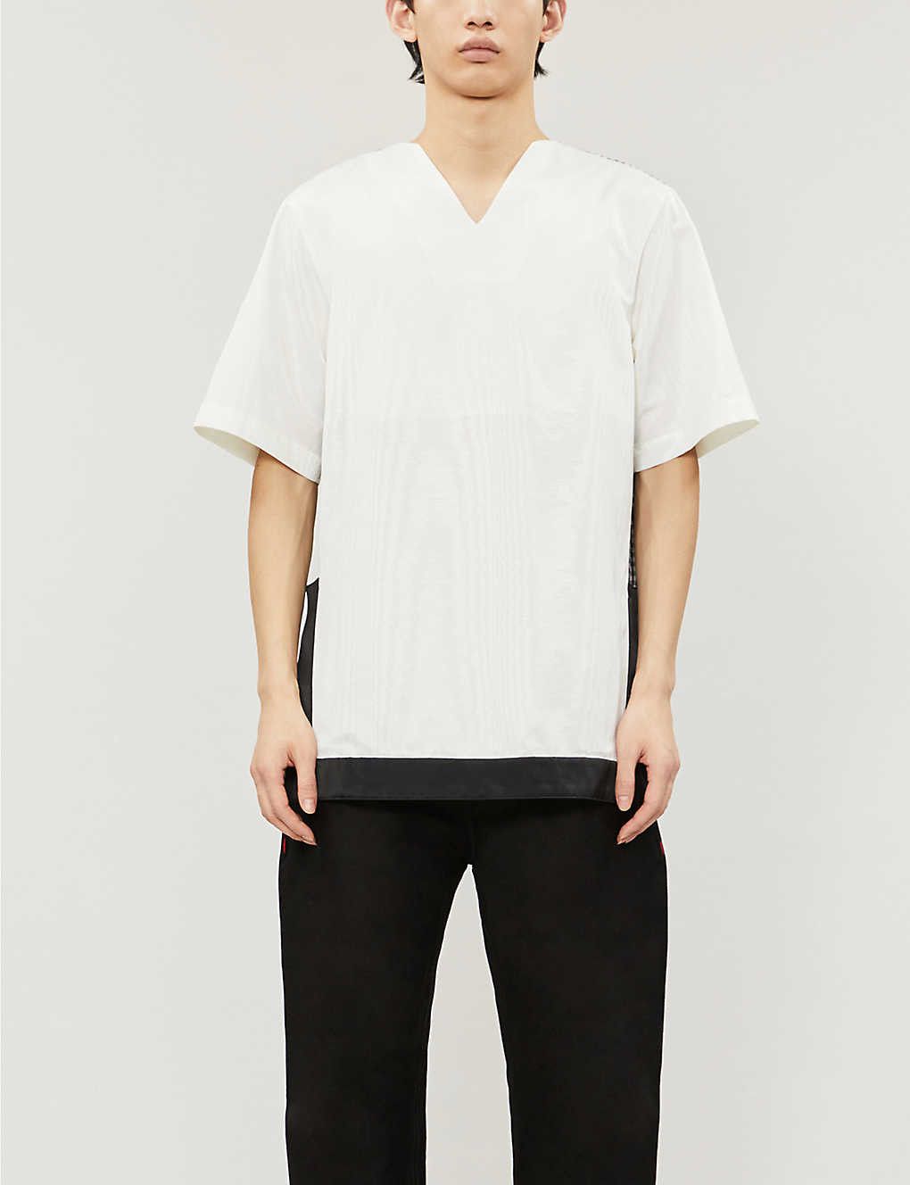 Nicomede Talavera BNWT SS20 NICOMEDE EPISODE 1 GINGHAM MOIRE STRETCH TSHIRT L Size US L / EU 52-54 / 3 - 1 Thumbnail