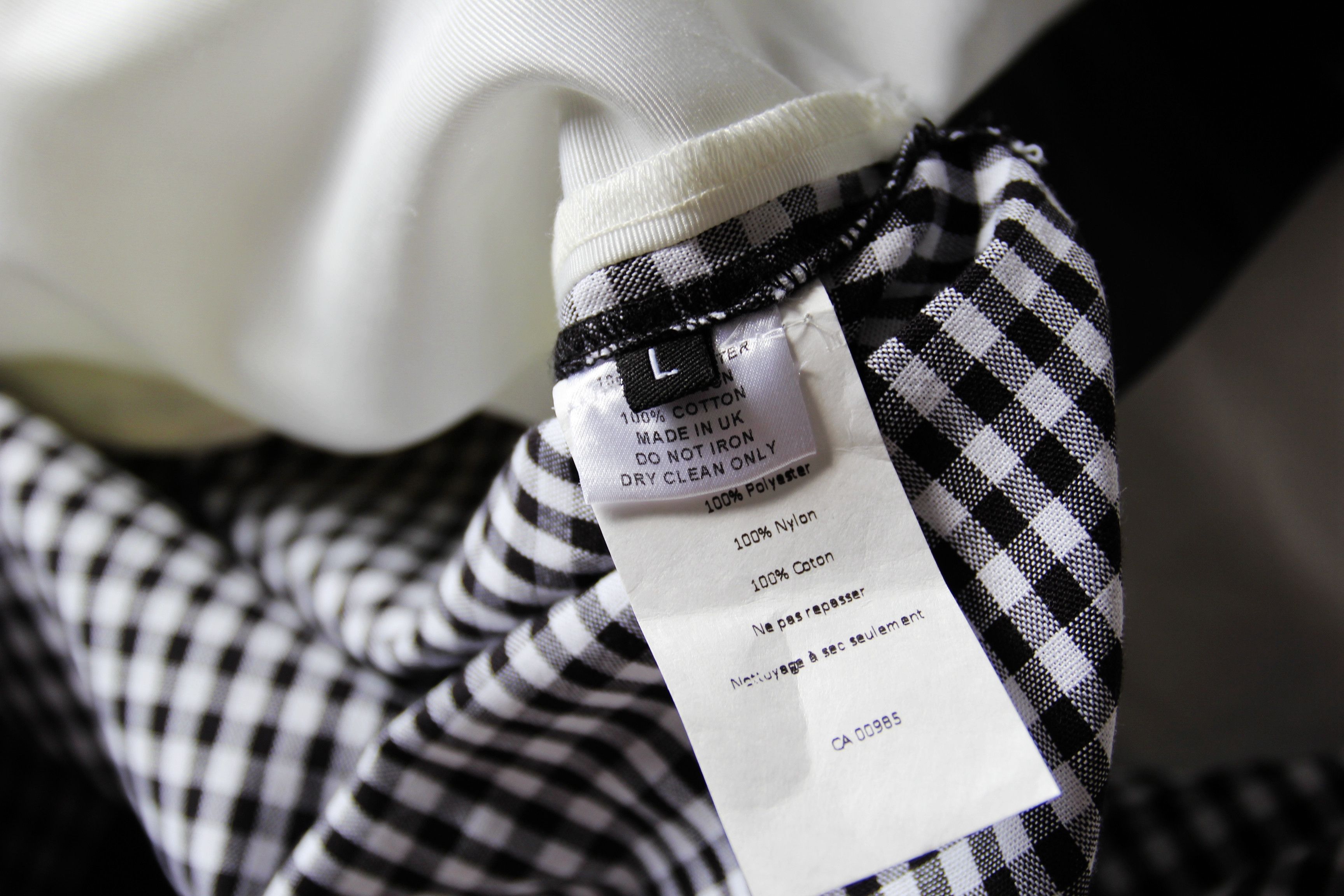 Nicomede Talavera BNWT SS20 NICOMEDE EPISODE 1 GINGHAM MOIRE STRETCH TSHIRT L Size US L / EU 52-54 / 3 - 12 Thumbnail