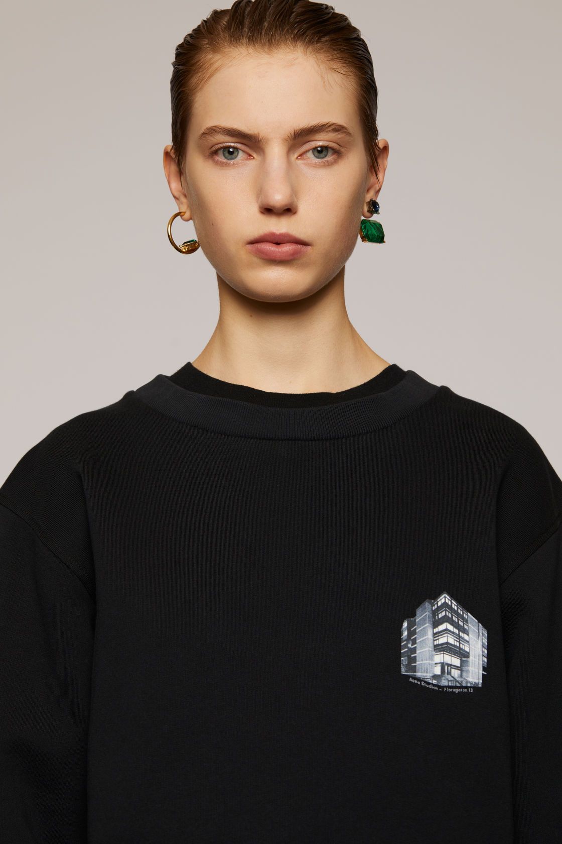 Acne Studios BNWT SS20 ACNE STUDIOS HEADQUARTER PRINT SWEATSHIRT XXS Size US XXS / EU 40 - 12 Thumbnail