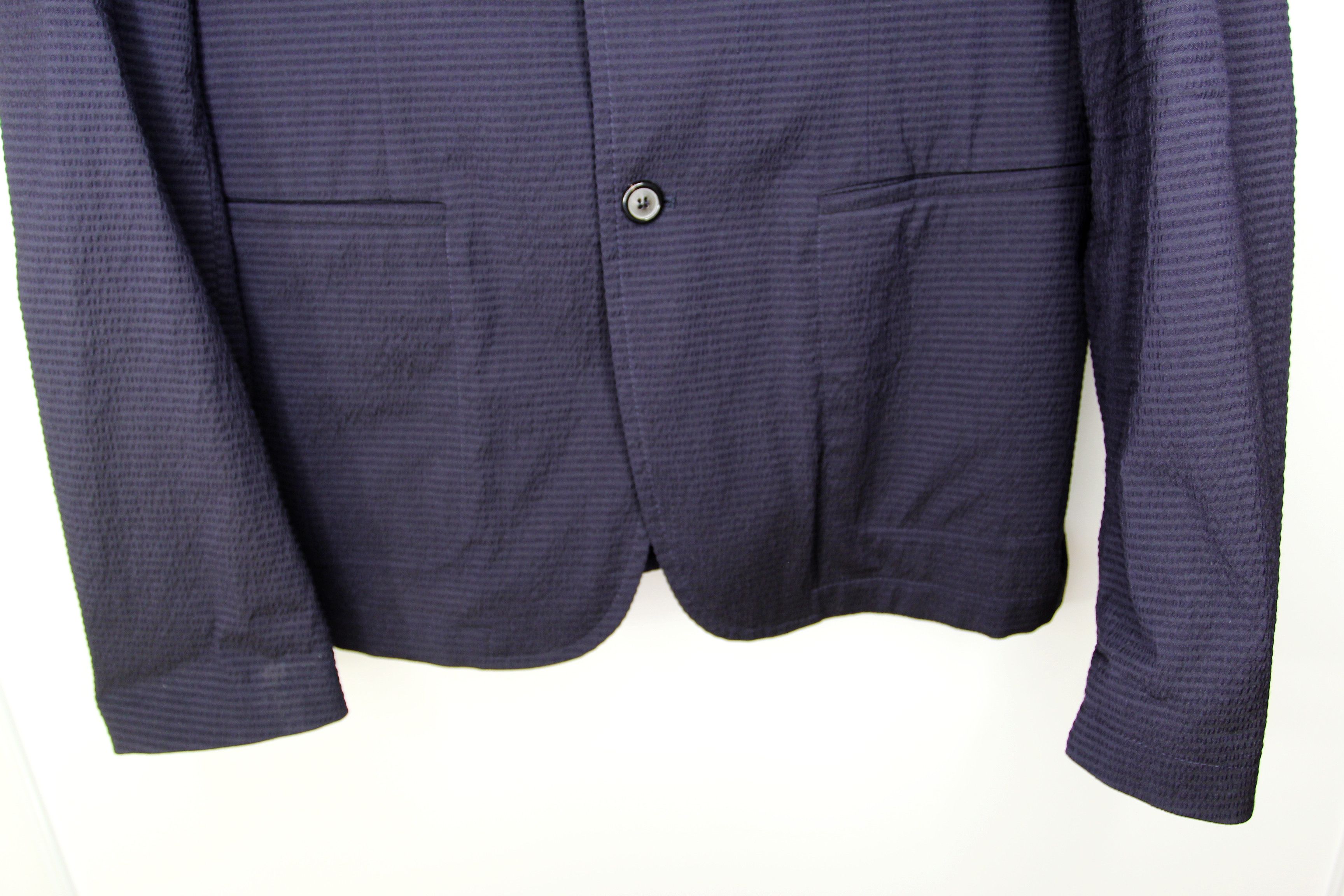 Wooyoungmi SS16 WOOYOUNGMI SEERSUCKER JACKET BLAZER 52 Size US L / EU 52-54 / 3 - 4 Thumbnail