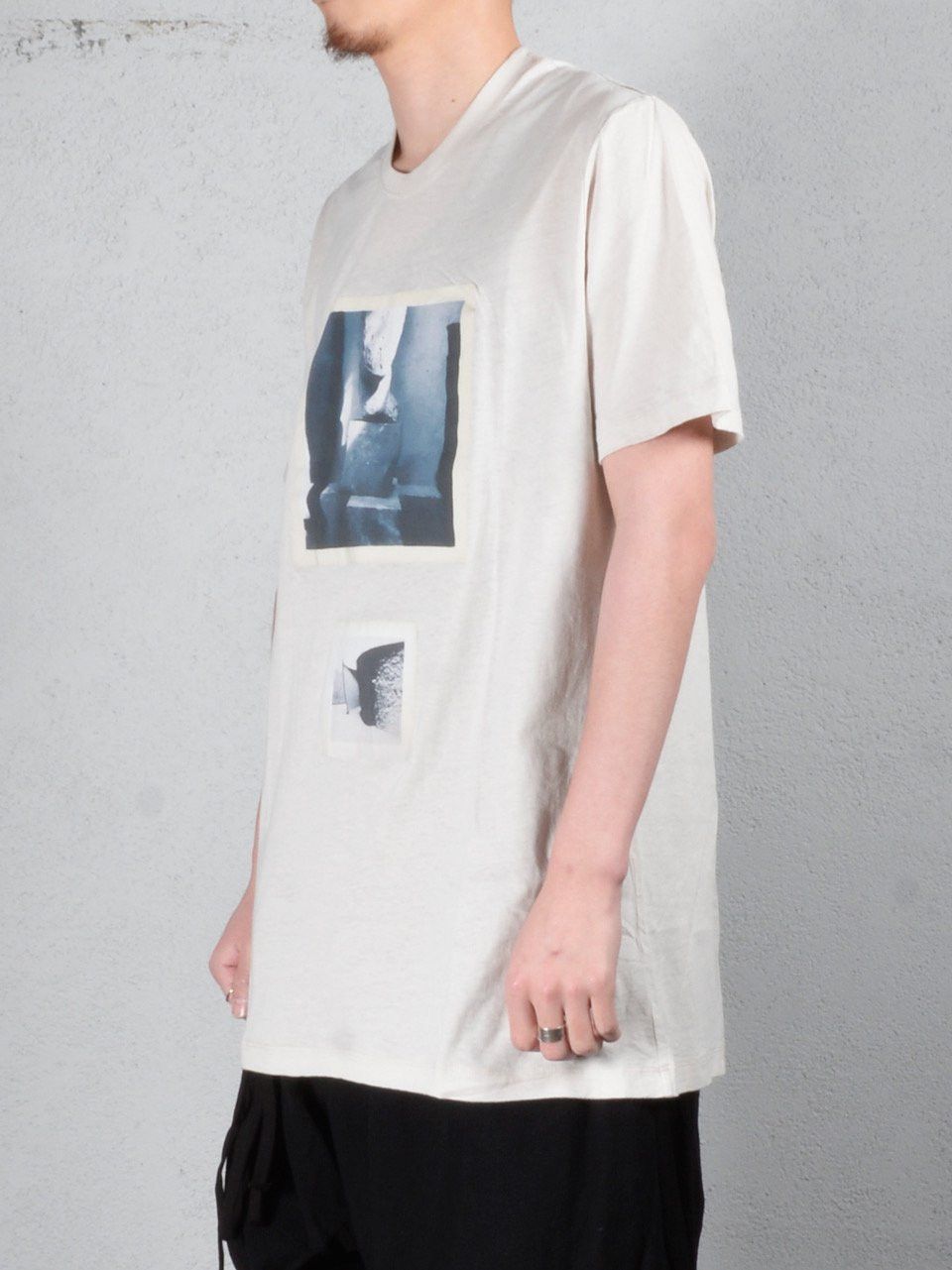 BNWT SS20 JULIUS AFANGAR GRAPHIC IVORY TSHIRT 2