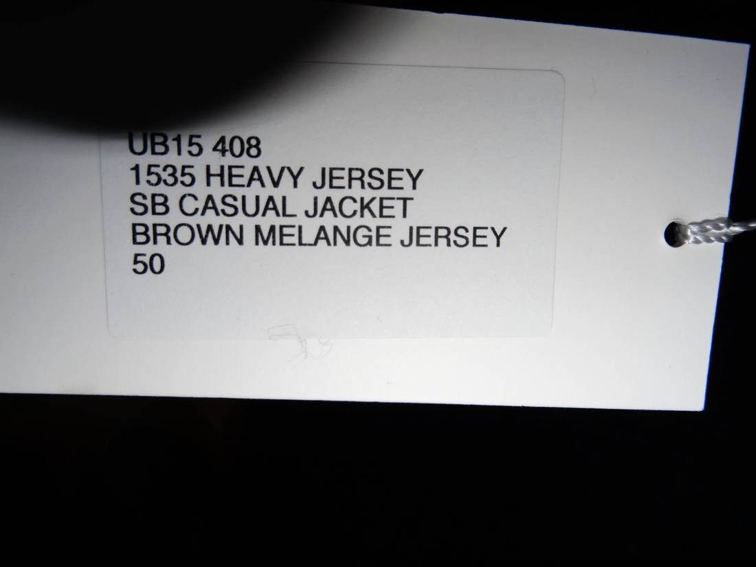 Umit Benan BNWOT AW16 UMIT BENAN HEAVY BROWN MELANGE JERSEY JACKET 50 Size US M / EU 48-50 / 2 - 10 Thumbnail
