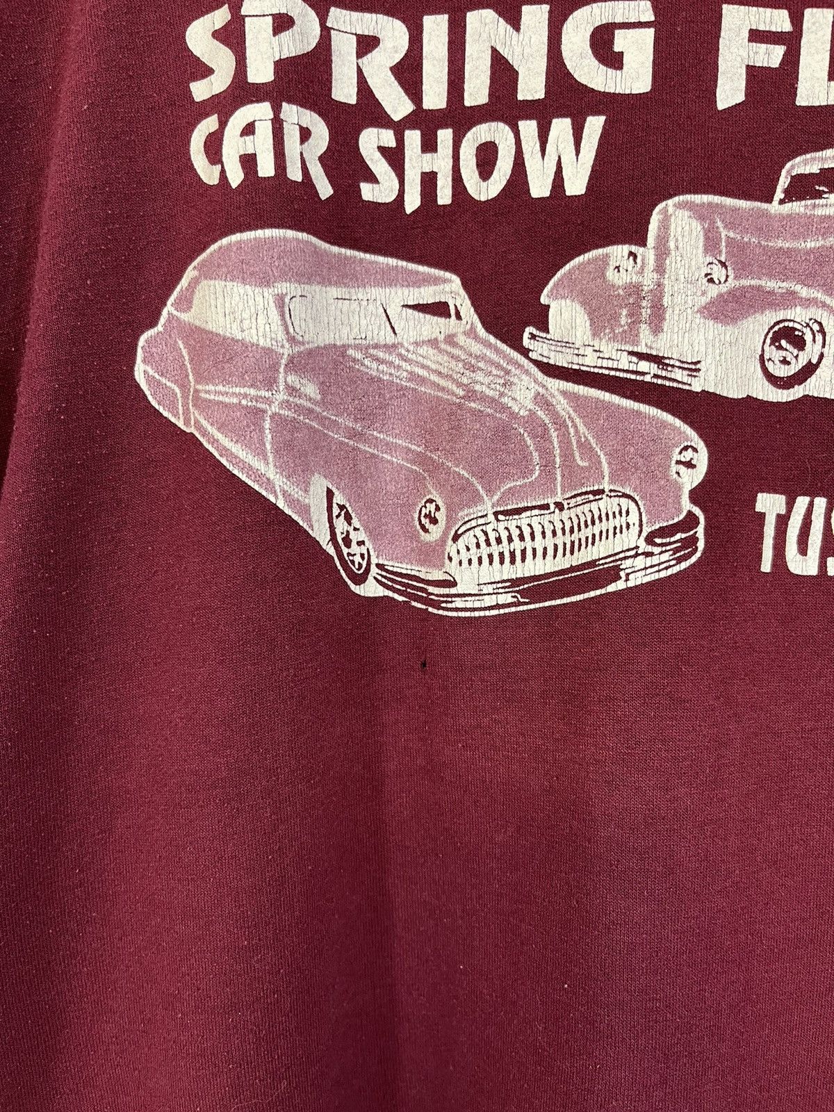 Vintage Single Stitch Car Show Thin Distressed Tee Size US L / EU 52-54 / 3 - 6 Thumbnail