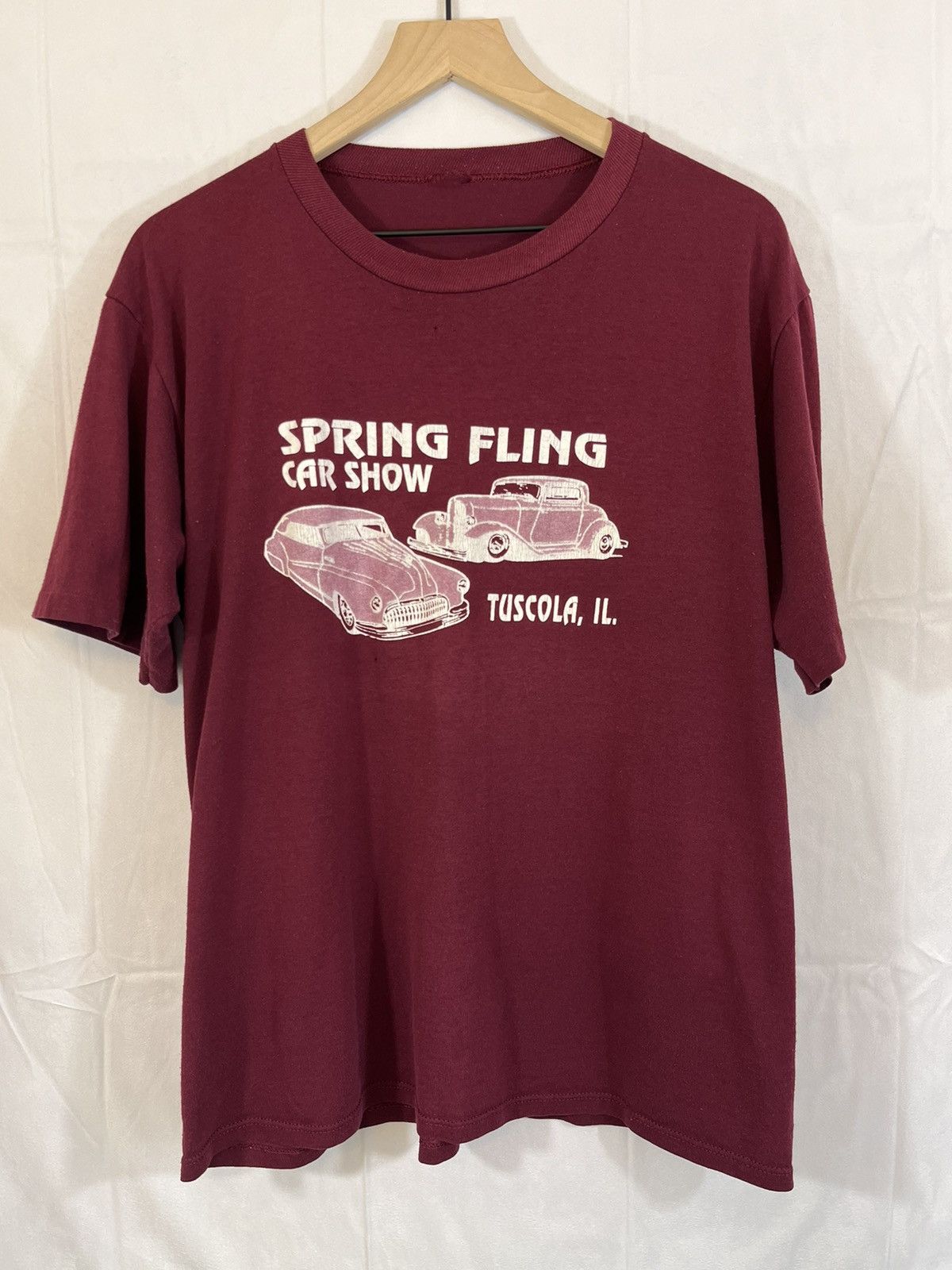Vintage Single Stitch Car Show Thin Distressed Tee Size US L / EU 52-54 / 3 - 2 Thumbnail