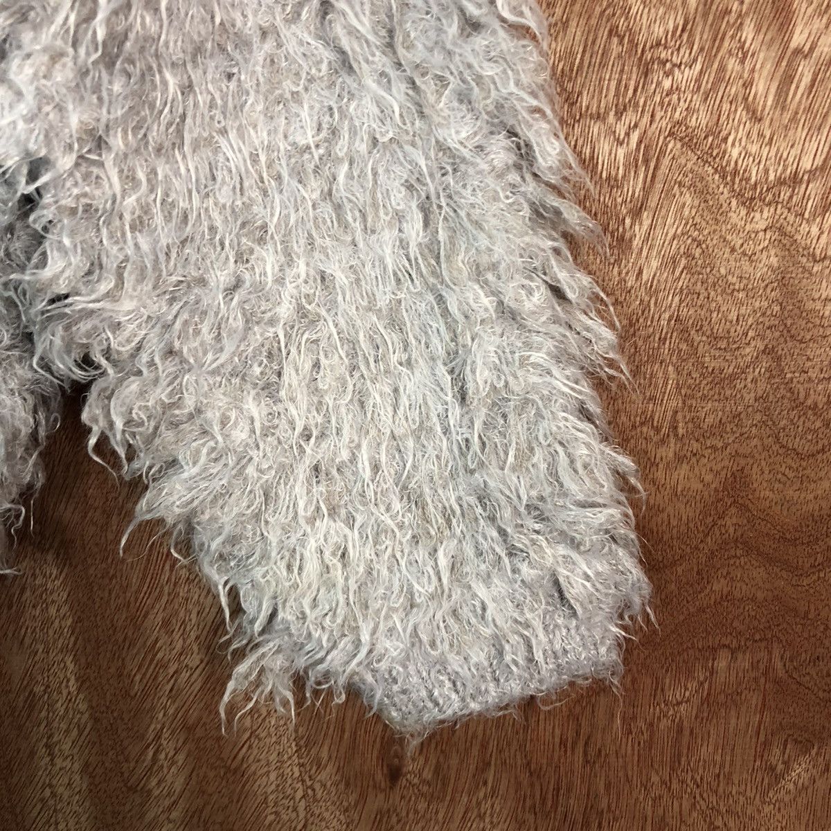 Vintage DL Archives Mohair shaggy softfur cardigan Knitwear #c374 Size M / US 6-8 / IT 42-44 - 4 Thumbnail