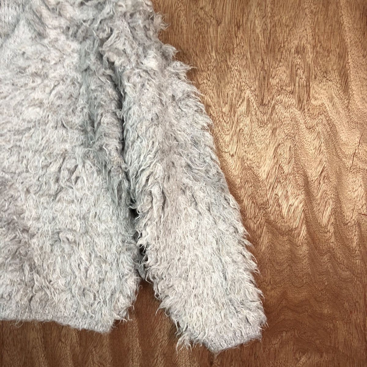 Vintage DL Archives Mohair shaggy softfur cardigan Knitwear #c374 Size M / US 6-8 / IT 42-44 - 5 Thumbnail