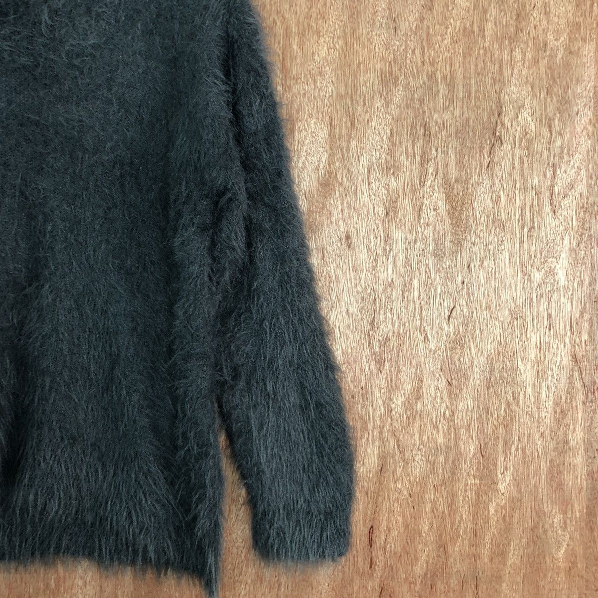 Homespun Knitwear DL Khalita Dark Grey Mohair Shag Shaggy knitwear #c391 Size US M / EU 48-50 / 2 - 5 Thumbnail