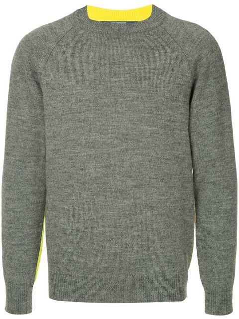 Junya Watanabe BNWT AW18 JUNYA WATANABE TWO TONE FLORESCENT SWEATER S Size US S / EU 44-46 / 1 - 16 Thumbnail