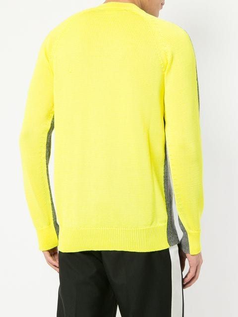 Junya Watanabe BNWT AW18 JUNYA WATANABE TWO TONE FLORESCENT SWEATER S Size US S / EU 44-46 / 1 - 15 Thumbnail