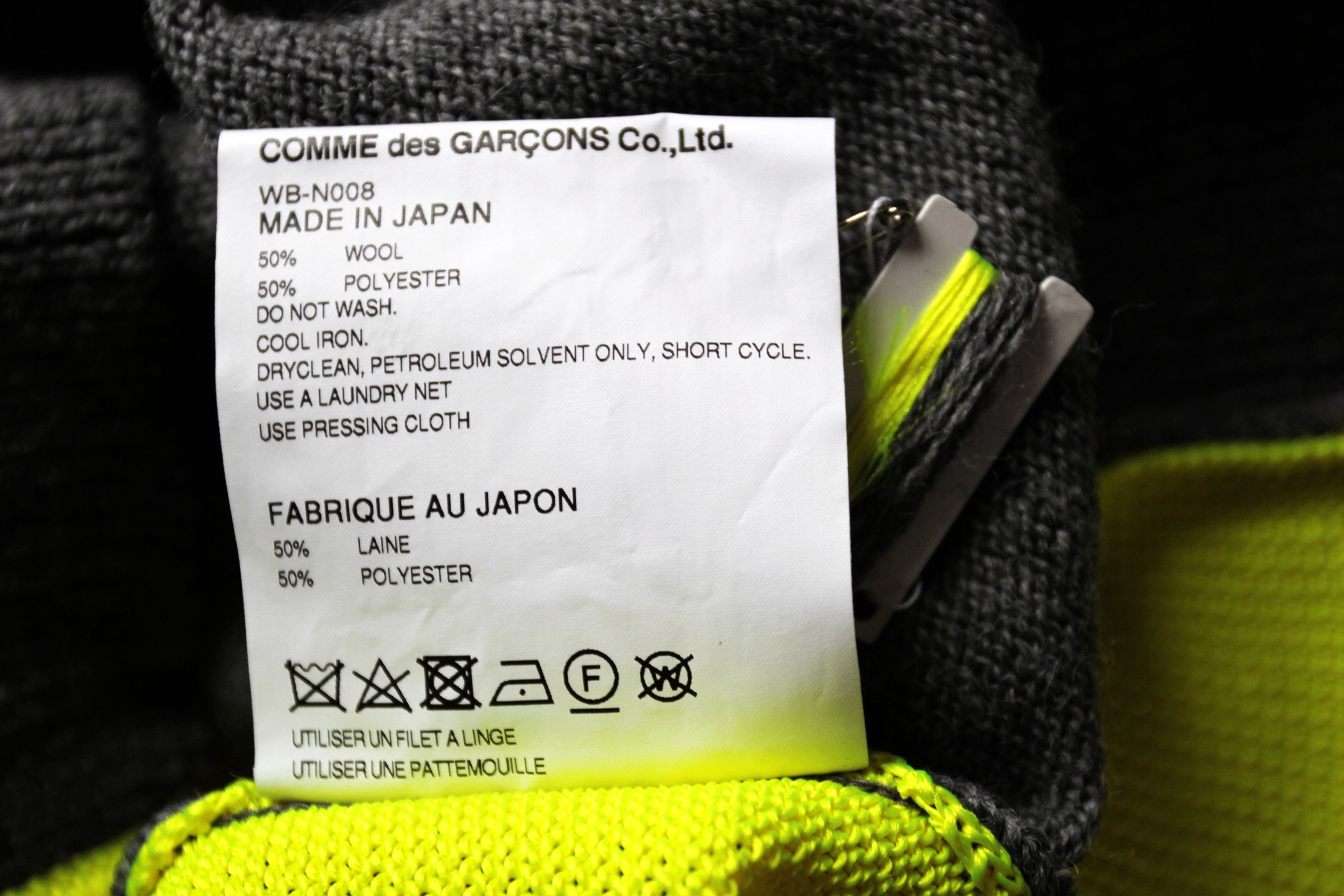 Junya Watanabe BNWT AW18 JUNYA WATANABE TWO TONE FLORESCENT SWEATER S Size US S / EU 44-46 / 1 - 13 Thumbnail
