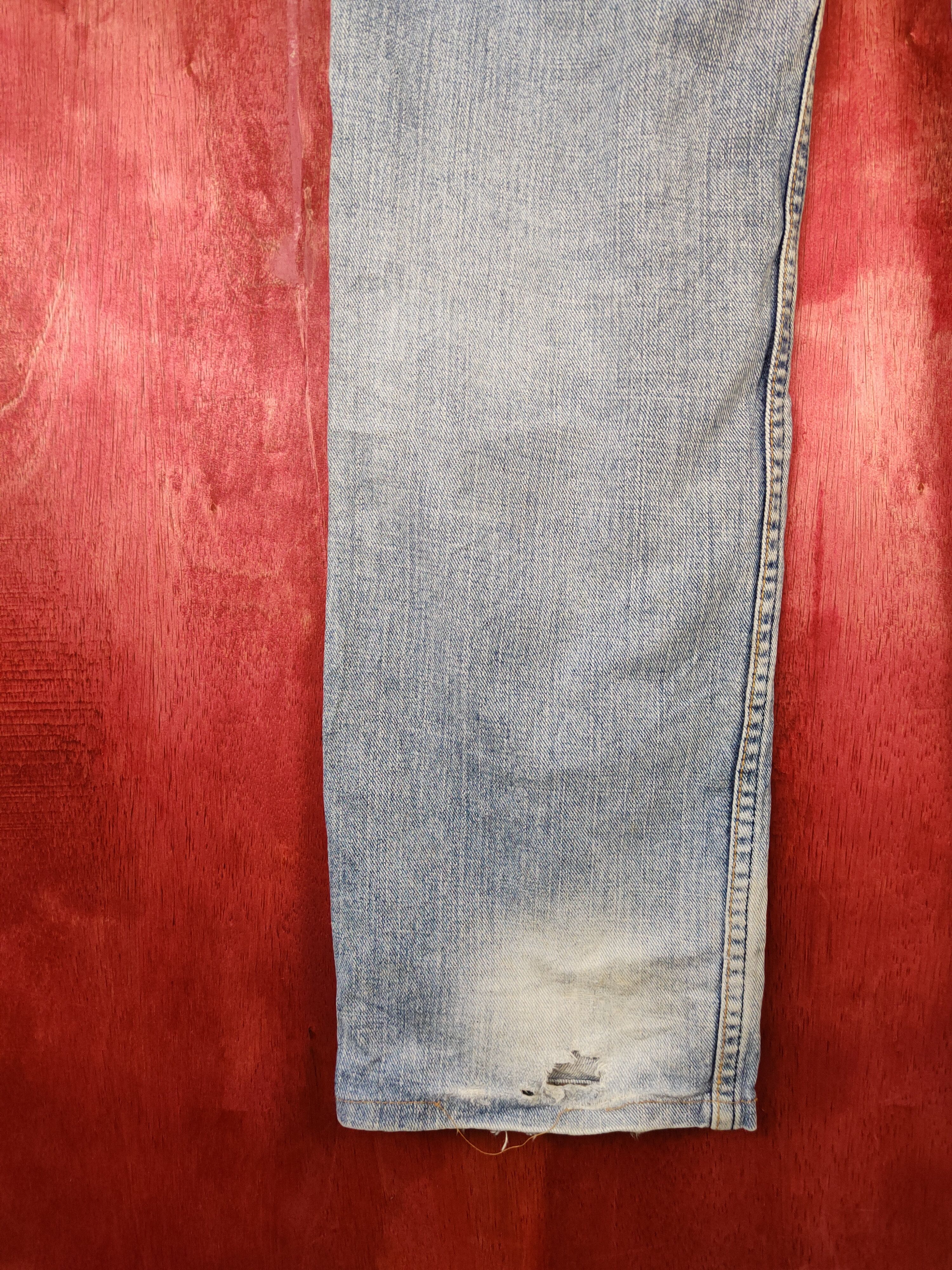 Levi's Dl Levi's Blue Faded Ripped Distressed Denim Pants#S537 Size US 32 / EU 48 - 9 Thumbnail