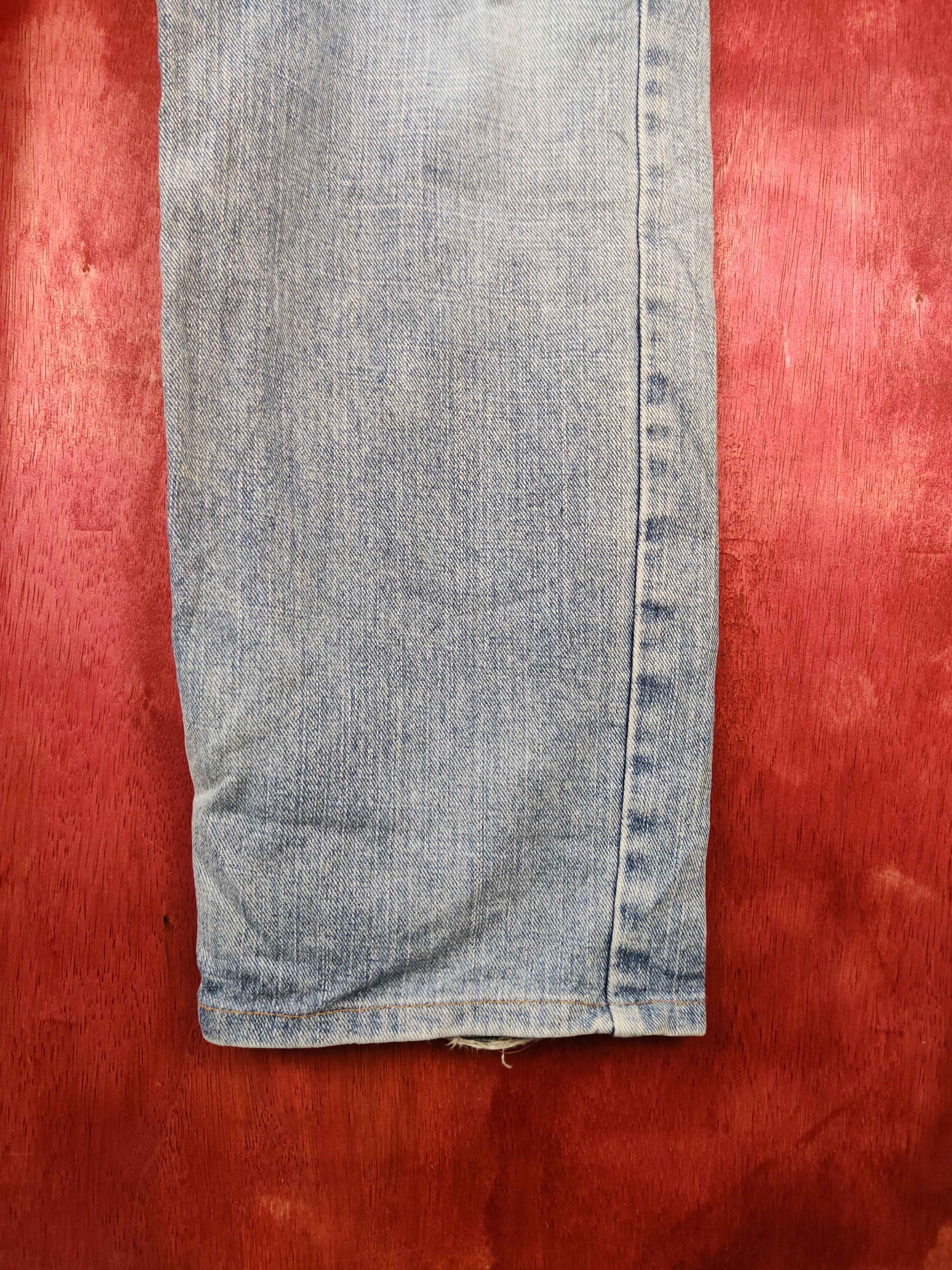 Levi's Dl Levi's Blue Faded Ripped Distressed Denim Pants#S537 Size US 32 / EU 48 - 6 Thumbnail