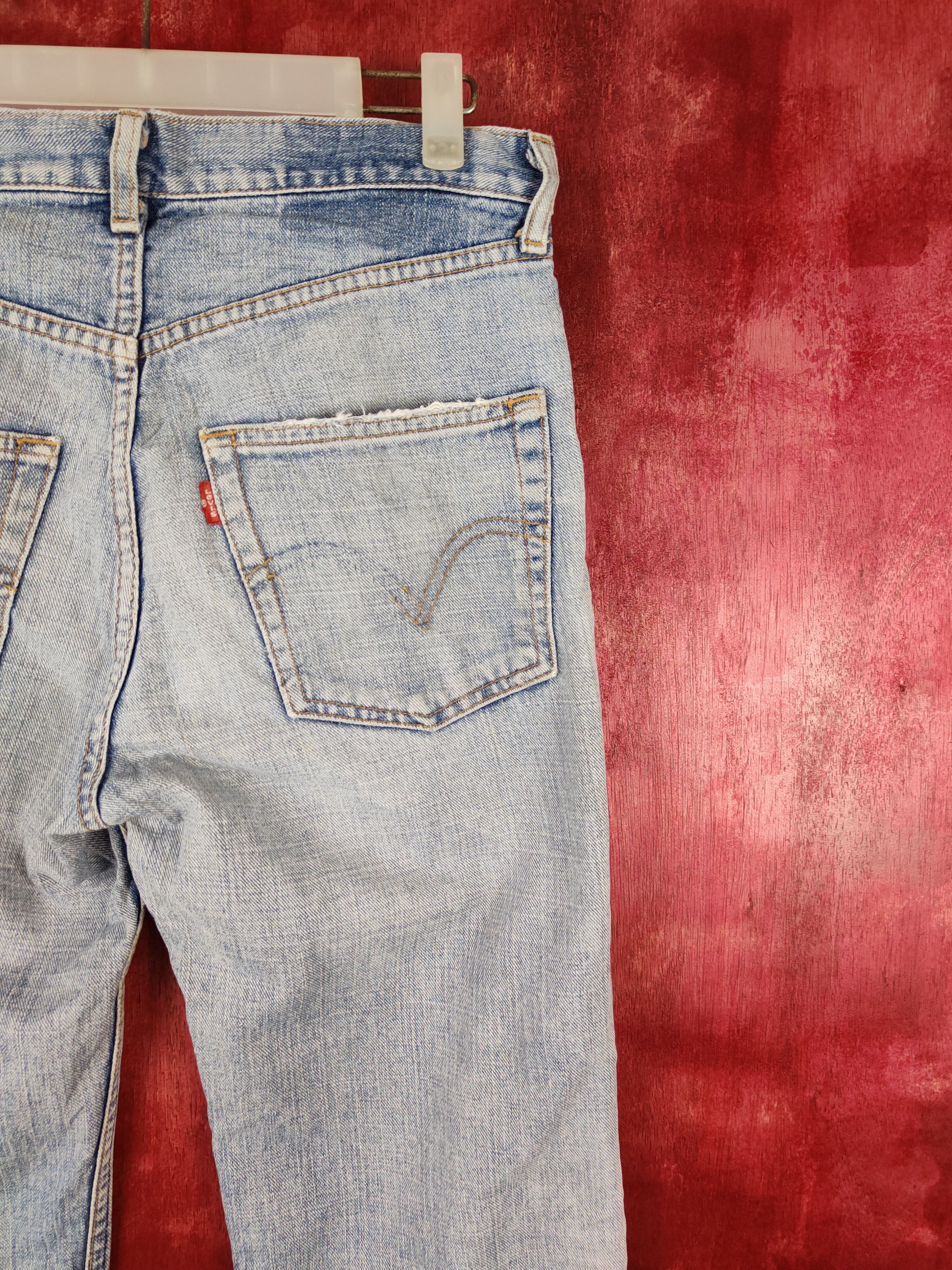 Levi's Dl Levi's Blue Faded Ripped Distressed Denim Pants#S537 Size US 32 / EU 48 - 10 Thumbnail
