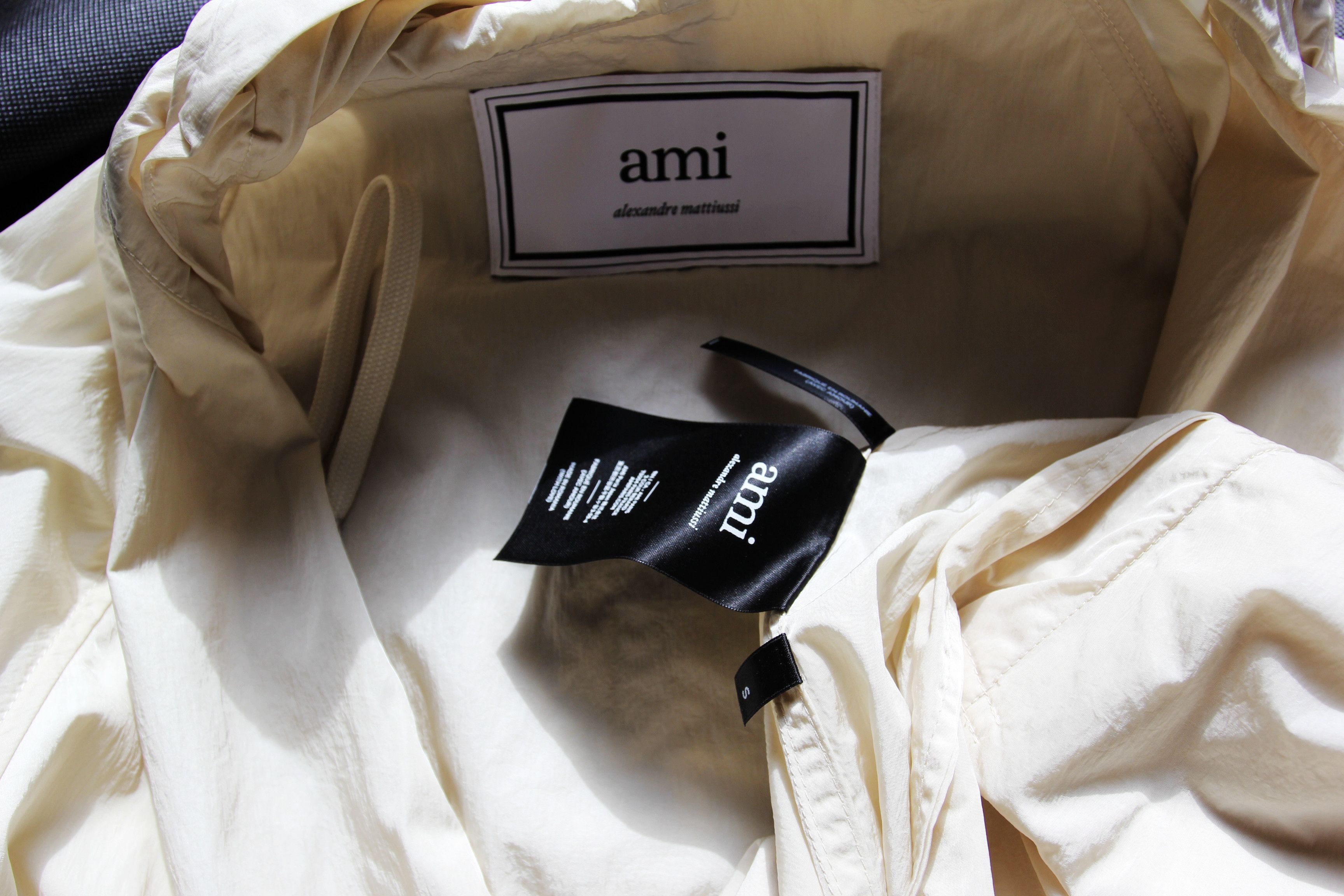 AMI BNWT SS19 AMI OFF WHITE LONG HOODED WINDBREAKER S Size US S / EU 44-46 / 1 - 8 Thumbnail