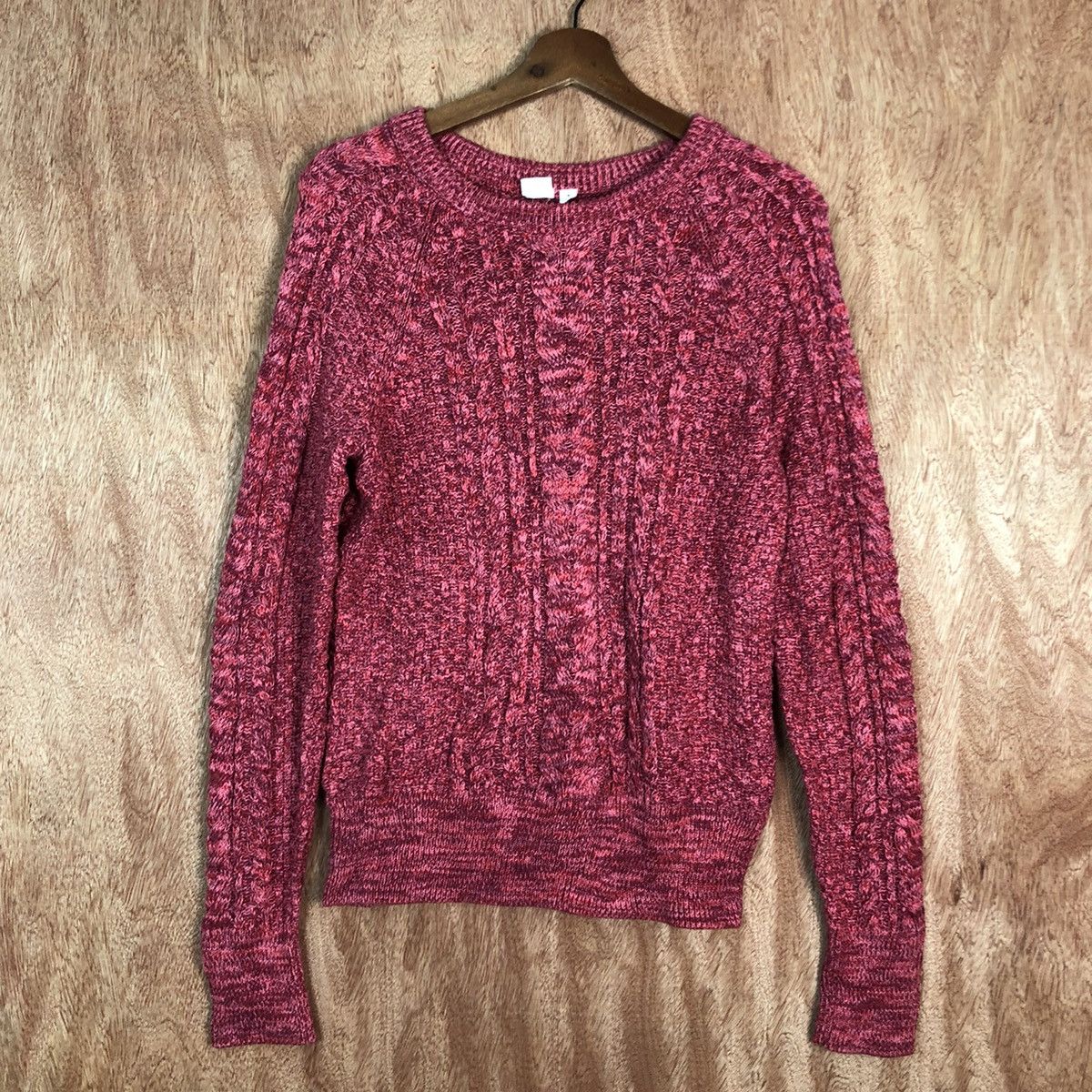 Gap Gap Vintage Pink Shag Shaggy Knitwear #6116 Size US M / EU 48-50 / 2 - 3 Thumbnail