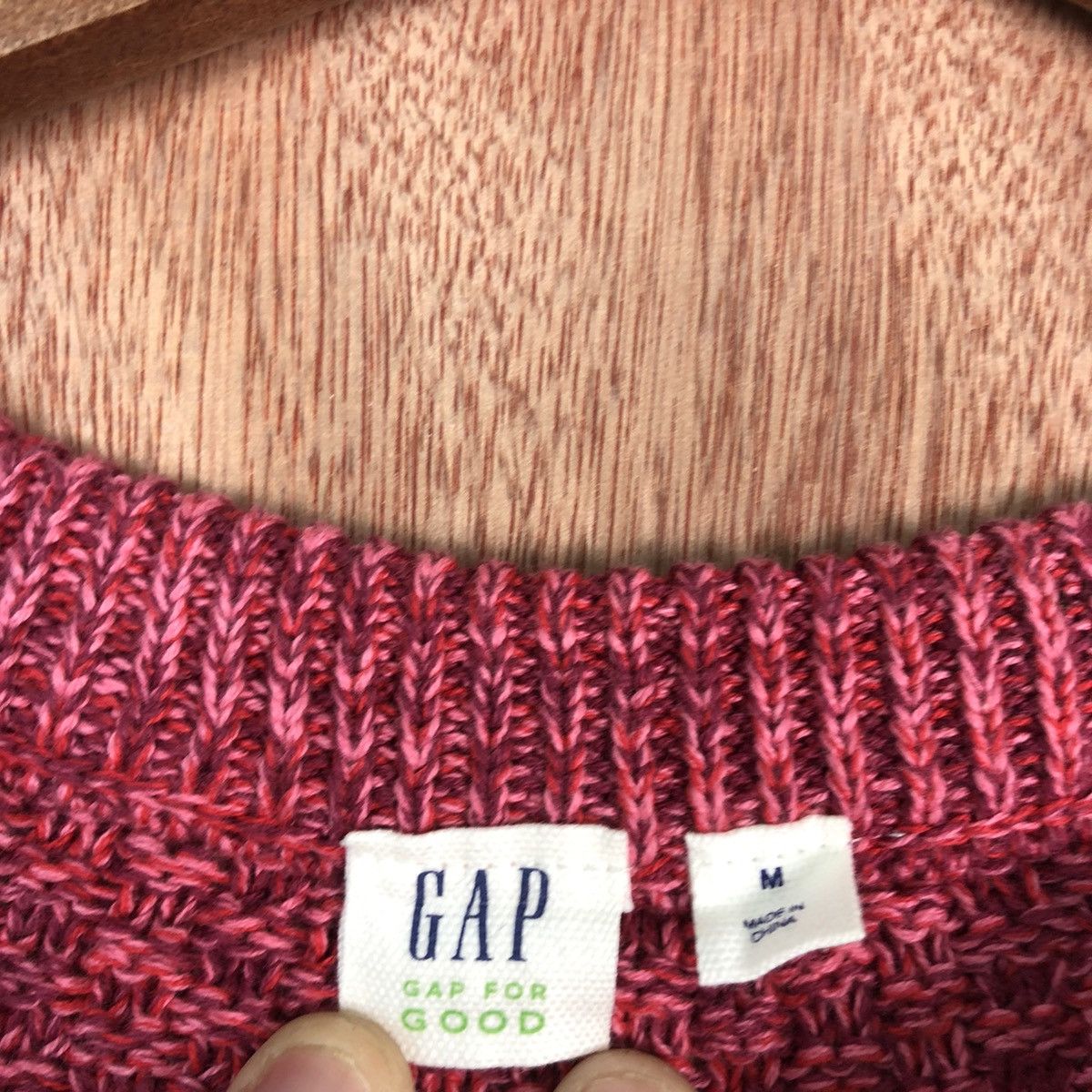 Gap Gap Vintage Pink Shag Shaggy Knitwear #6116 Size US M / EU 48-50 / 2 - 9 Thumbnail