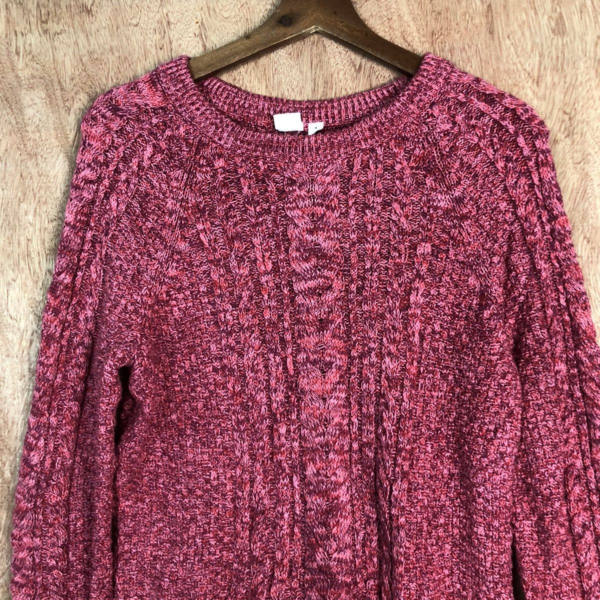 Gap Gap Vintage Pink Shag Shaggy Knitwear #6116 Size US M / EU 48-50 / 2 - 8 Thumbnail