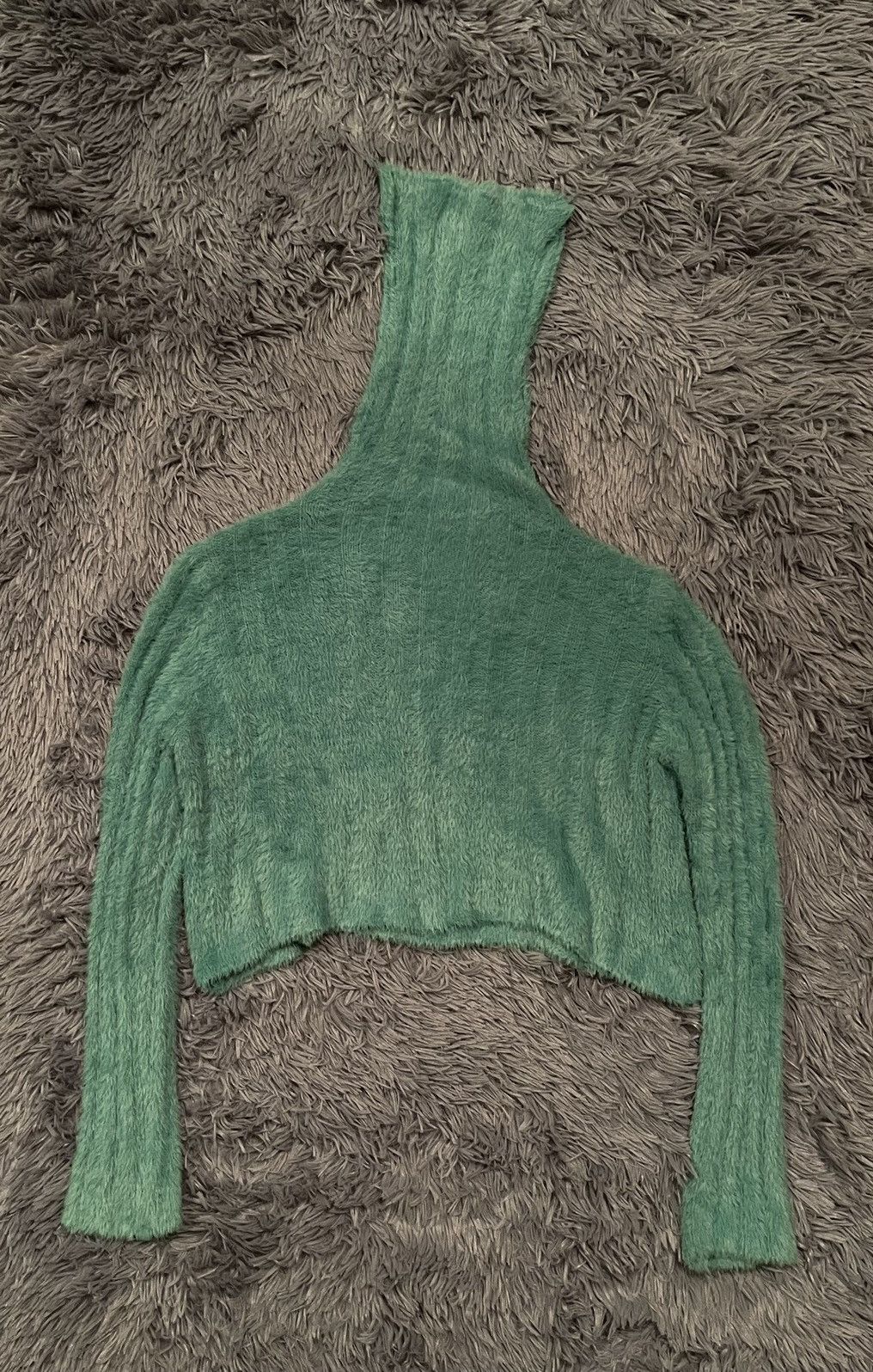 Japanese Brand × Vintage Fuzzy Mohair Y2K vintage Japanese style sweater Size S / US 4 / IT 40 - 4 Thumbnail