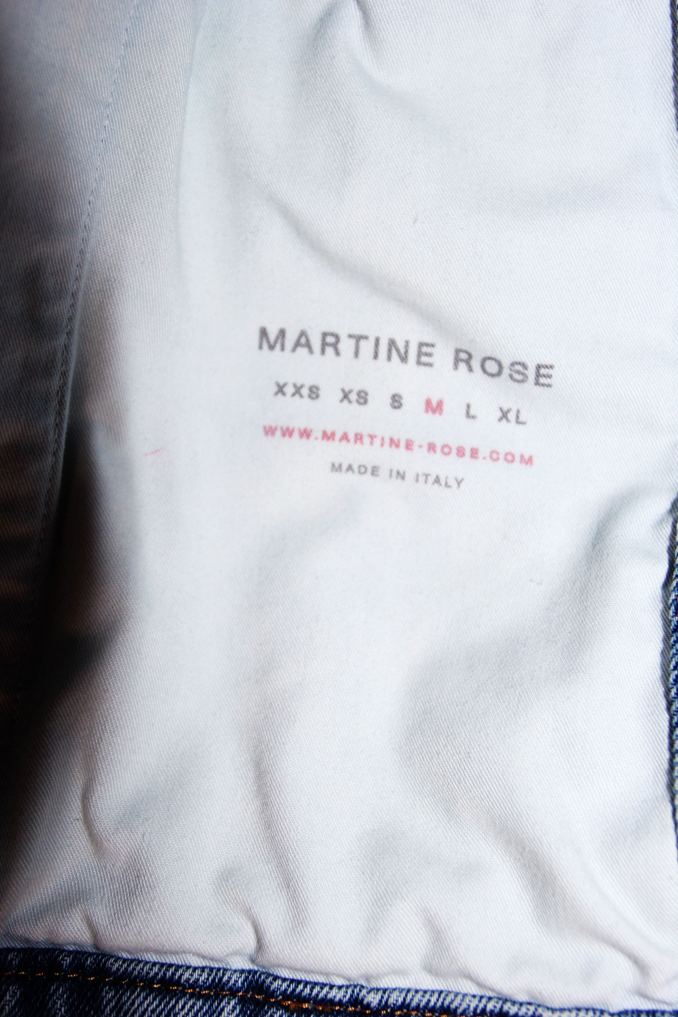 Martine Rose BNWT AW21 MARTINE ROSE LOGO DENIM JACKET M Size US M / EU 48-50 / 2 - 12 Thumbnail