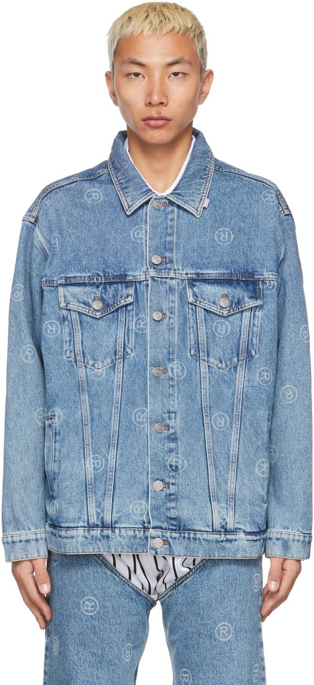 Martine Rose BNWT AW21 MARTINE ROSE LOGO DENIM JACKET M Size US M / EU 48-50 / 2 - 1 Thumbnail