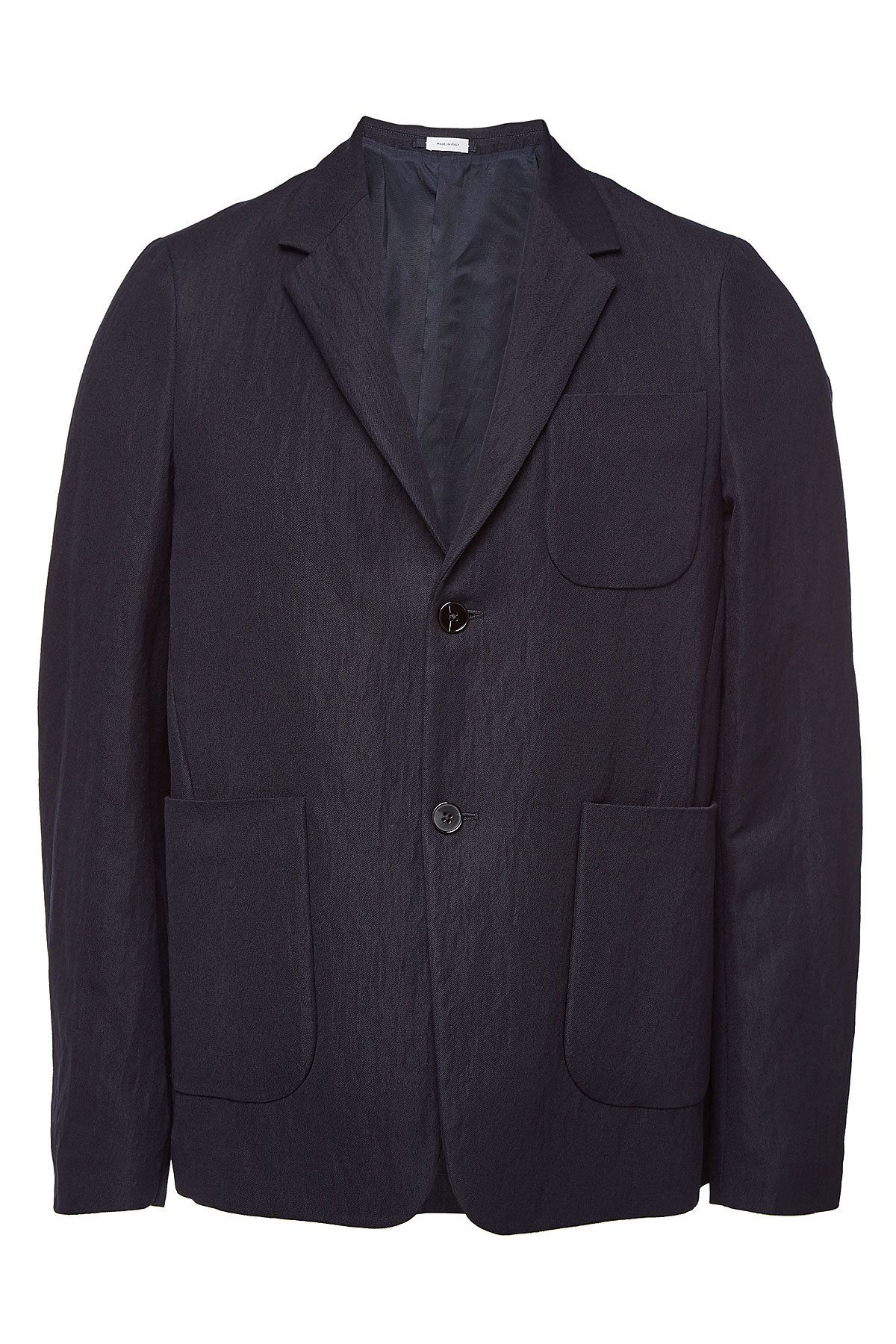 Pre-owned Jil Sander Aw18  Rania Blazer With Wool 50 In Navy
