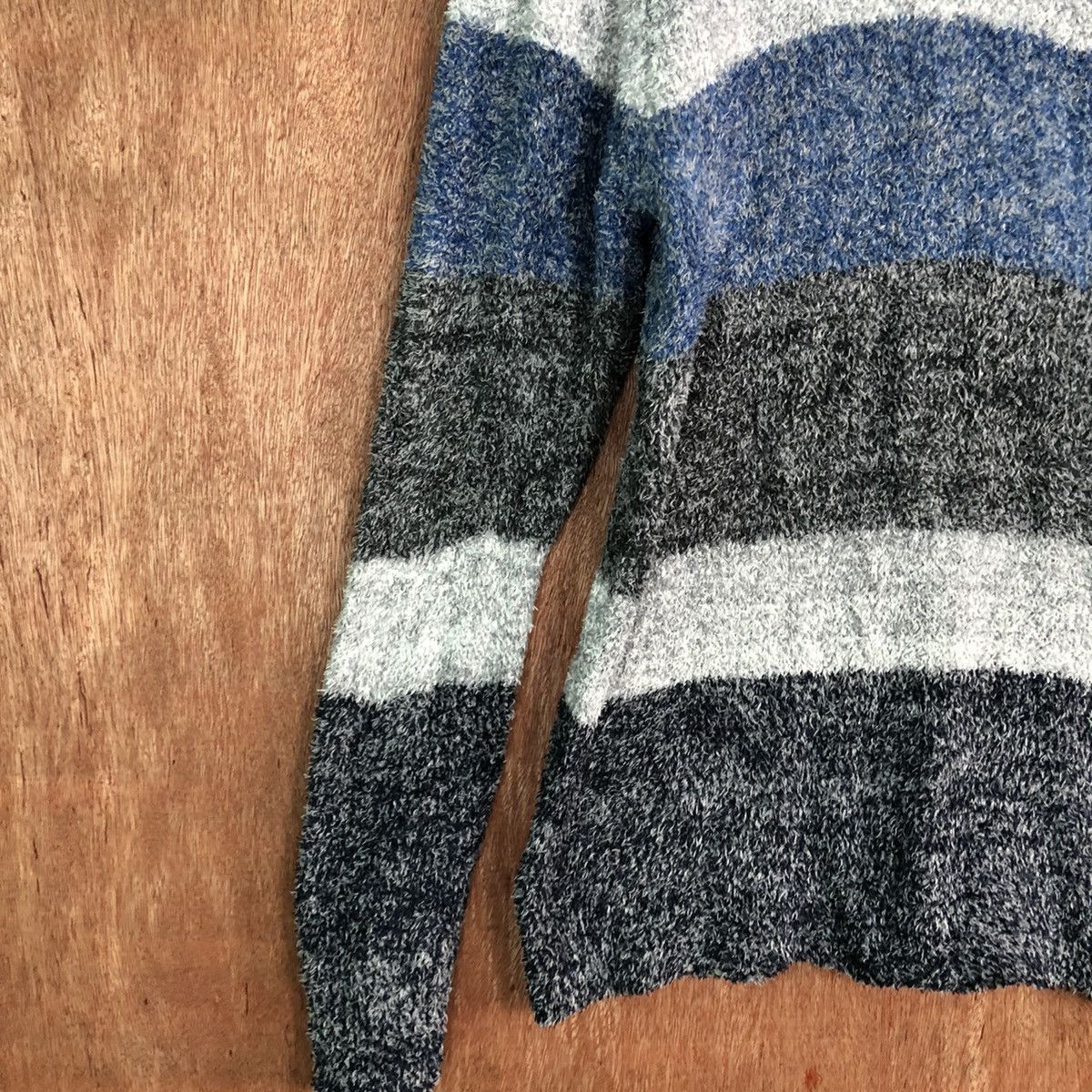 Homespun Knitwear DLL Growth Grail Multicolor Knit Sweater japan stripe #c395 Size US XL / EU 56 / 4 - 7 Thumbnail