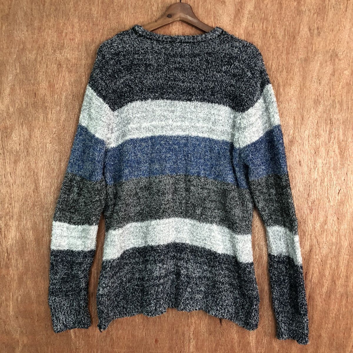 Homespun Knitwear DLL Growth Grail Multicolor Knit Sweater japan stripe #c395 Size US XL / EU 56 / 4 - 10 Thumbnail