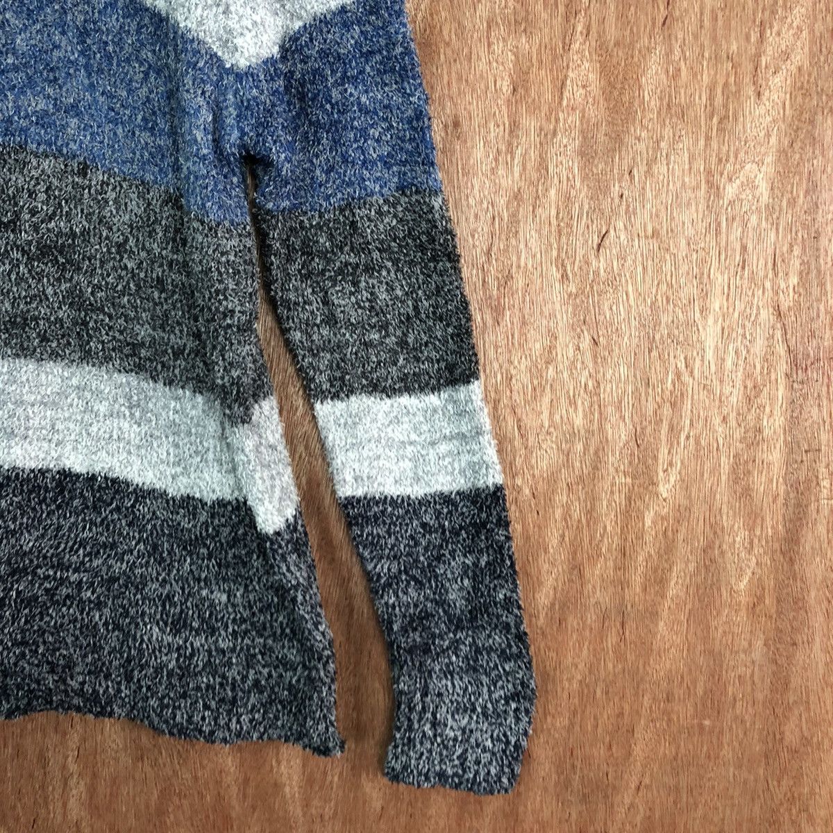 Homespun Knitwear DLL Growth Grail Multicolor Knit Sweater japan stripe #c395 Size US XL / EU 56 / 4 - 5 Thumbnail