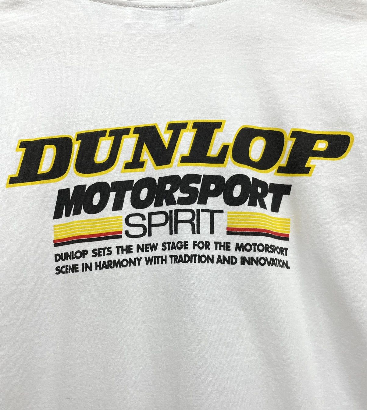 Dunlop Vintage 80’s DUNLOP MOTORSPORTS SPIRIT T-Shirt Size US S / EU 44-46 / 1 - 2 Thumbnail