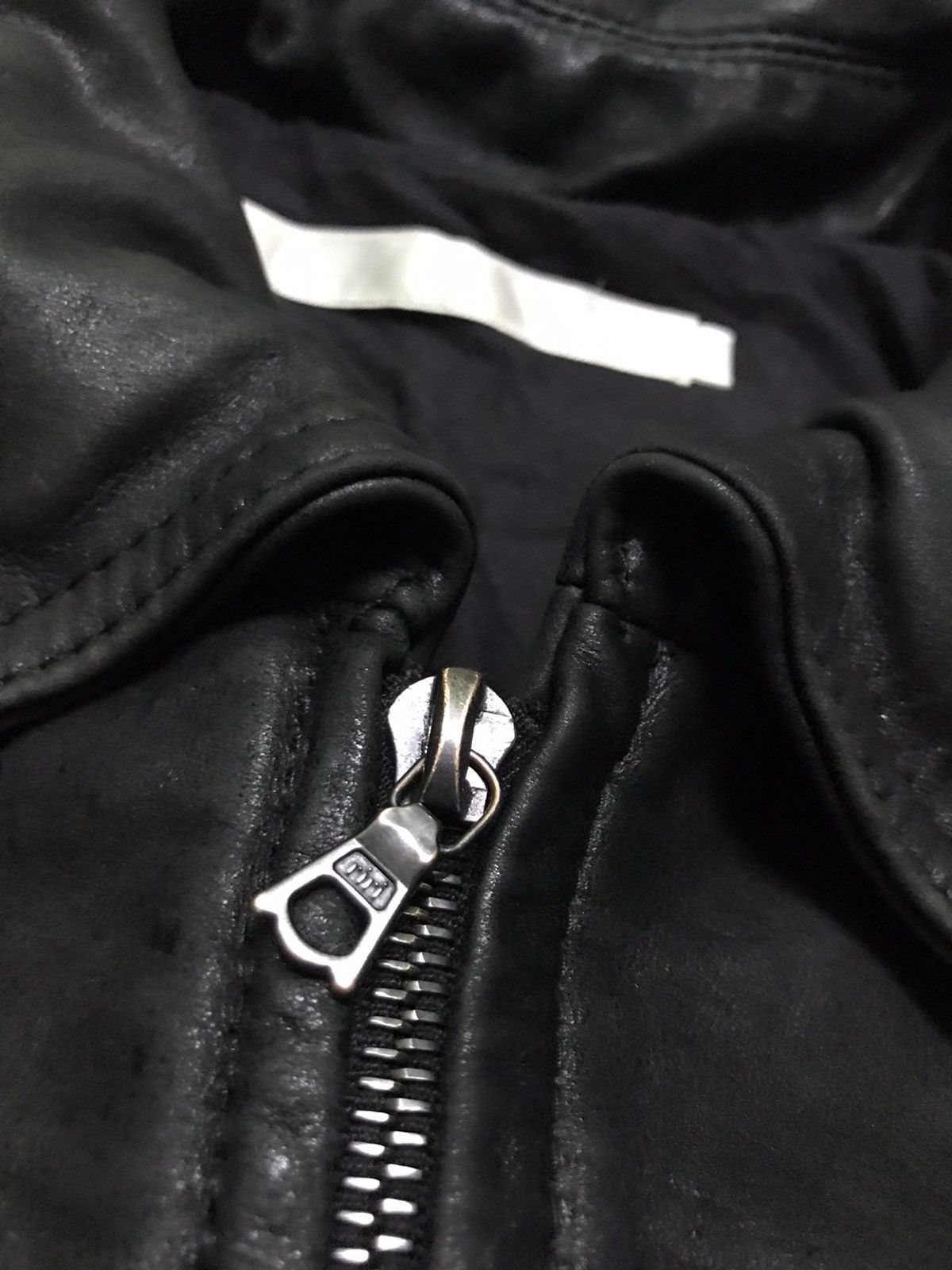 Vintage Scroll leather jacket by riri zip Size US M / EU 48-50 / 2 - 4 Thumbnail