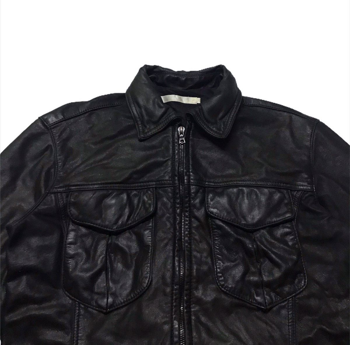 Vintage Scroll leather jacket by riri zip Size US M / EU 48-50 / 2 - 2 Thumbnail