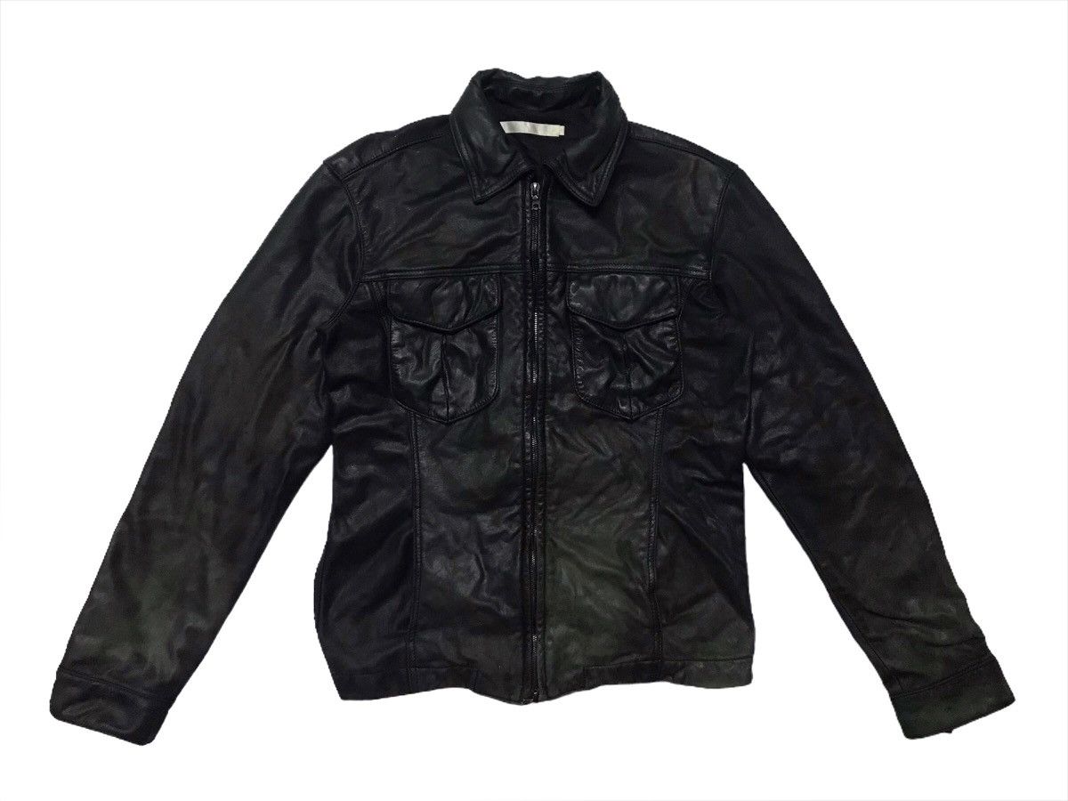 Vintage Scroll leather jacket by riri zip Size US M / EU 48-50 / 2 - 1 Thumbnail