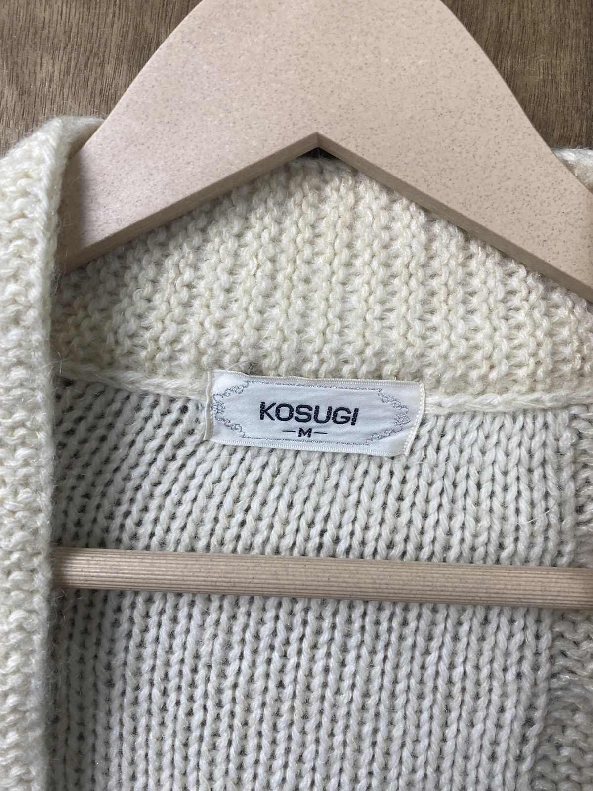 Vintage Kosugi aran isle knitwear cardigan Japanese vintage #Z110 Size M / US 6-8 / IT 42-44 - 6 Thumbnail