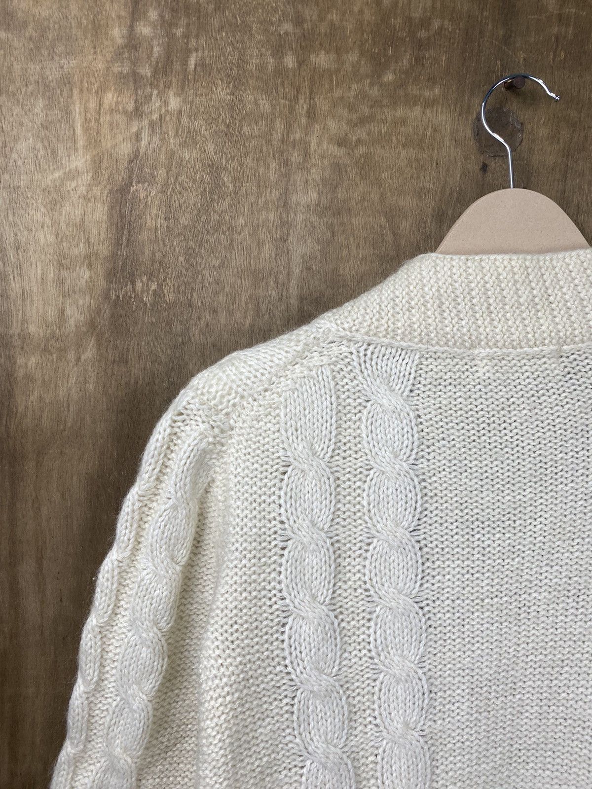 Vintage Kosugi aran isle knitwear cardigan Japanese vintage #Z110 Size M / US 6-8 / IT 42-44 - 10 Thumbnail