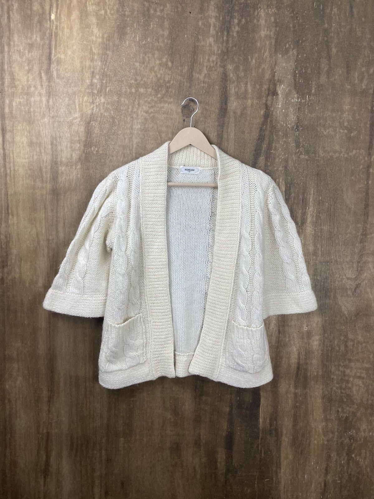 Vintage Kosugi aran isle knitwear cardigan Japanese vintage #Z110 Size M / US 6-8 / IT 42-44 - 1 Thumbnail
