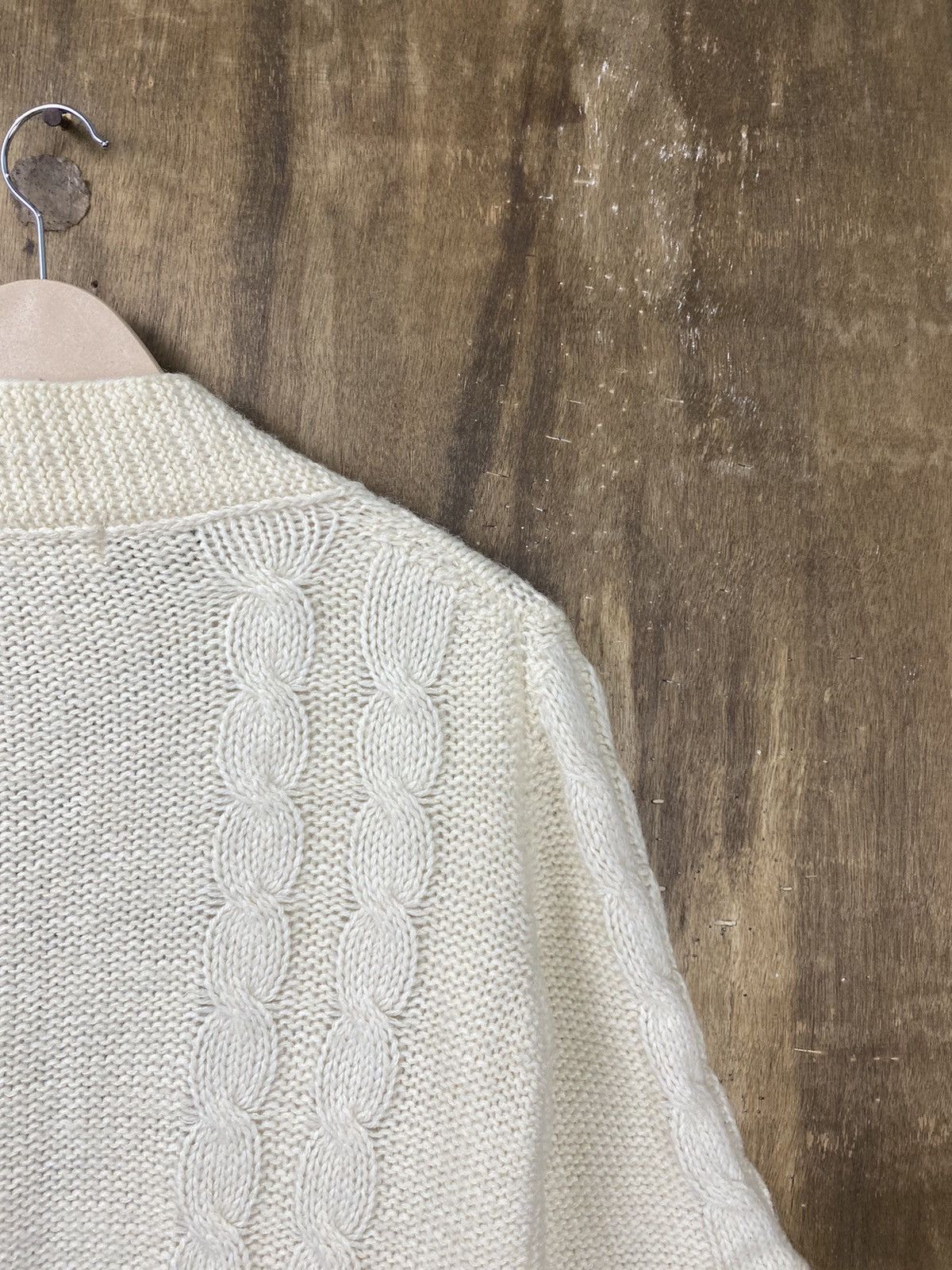 Vintage Kosugi aran isle knitwear cardigan Japanese vintage #Z110 Size M / US 6-8 / IT 42-44 - 11 Thumbnail