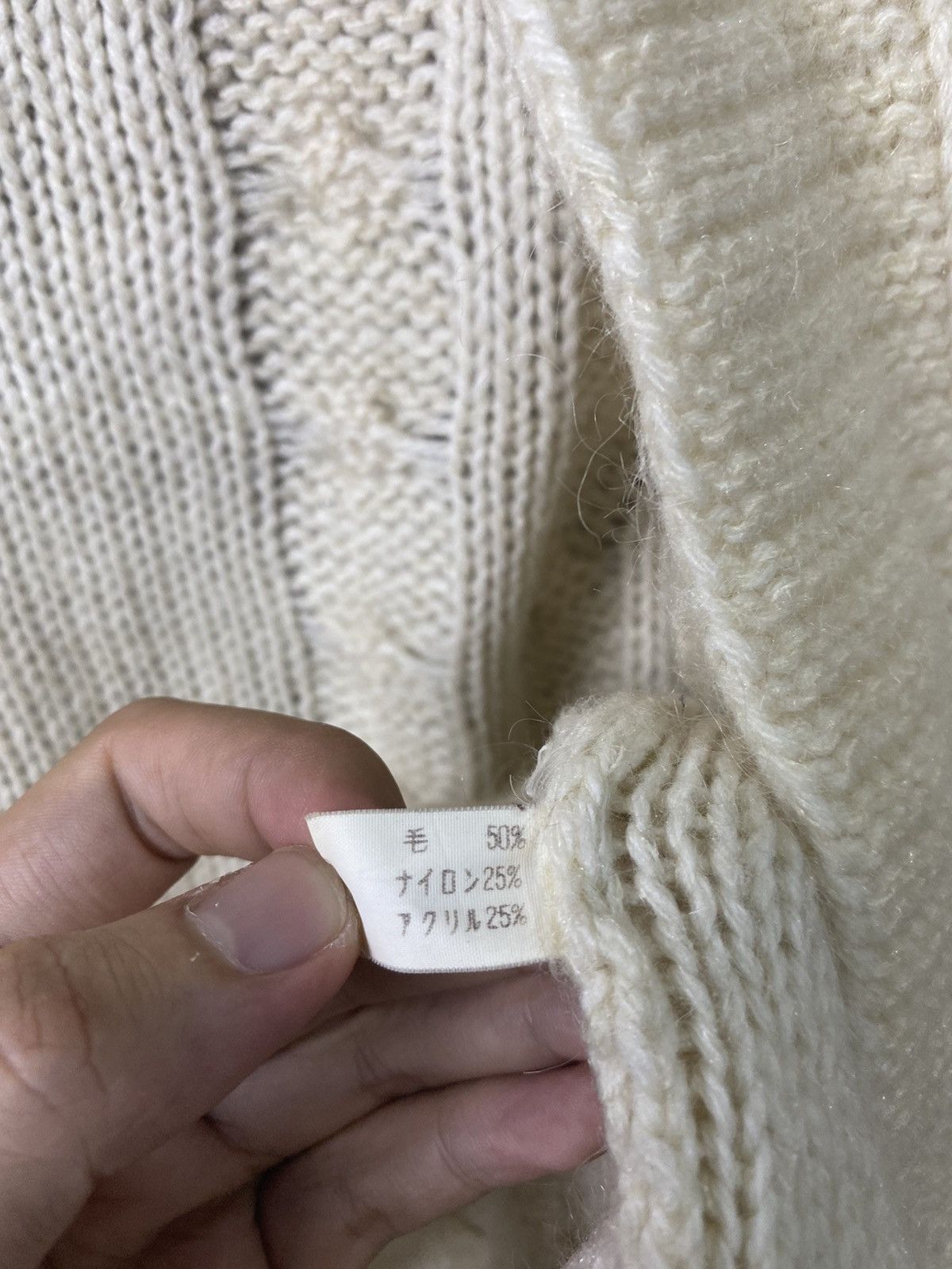 Vintage Kosugi aran isle knitwear cardigan Japanese vintage #Z110 Size M / US 6-8 / IT 42-44 - 7 Thumbnail
