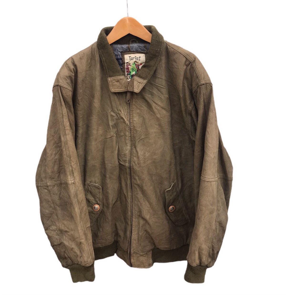 Vintage Vintage Target hunting leather jacket Size US L / EU 52-54 / 3 - 4 Thumbnail