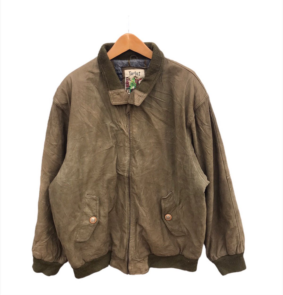 Vintage Vintage Target hunting leather jacket Size US L / EU 52-54 / 3 - 1 Thumbnail