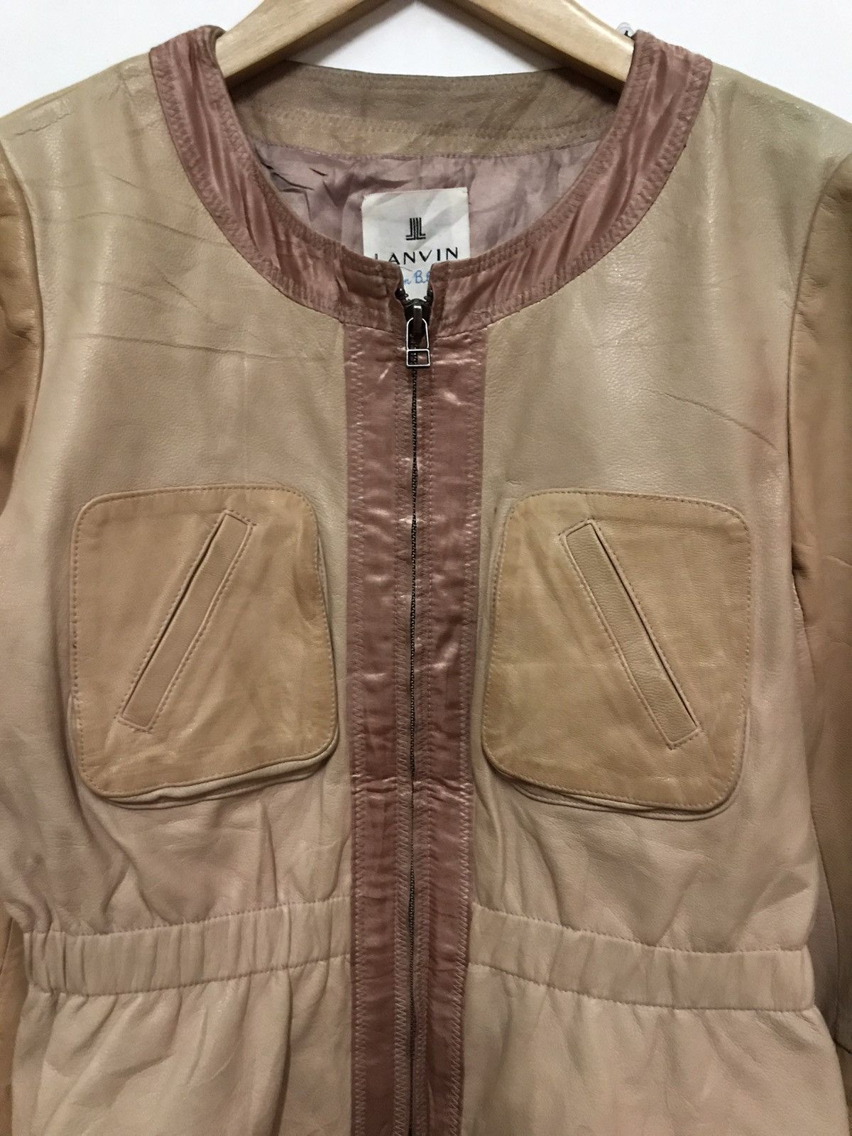 Lanvin Lanvin cropped top leather jacket Size US S / EU 44-46 / 1 - 4 Thumbnail