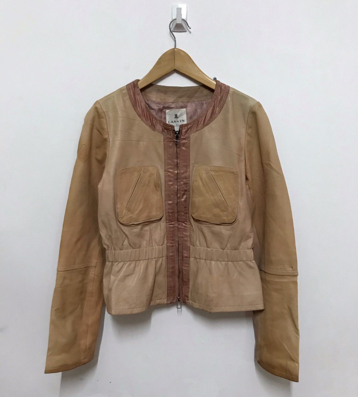 Lanvin Lanvin cropped top leather jacket Size US S / EU 44-46 / 1 - 1 Thumbnail