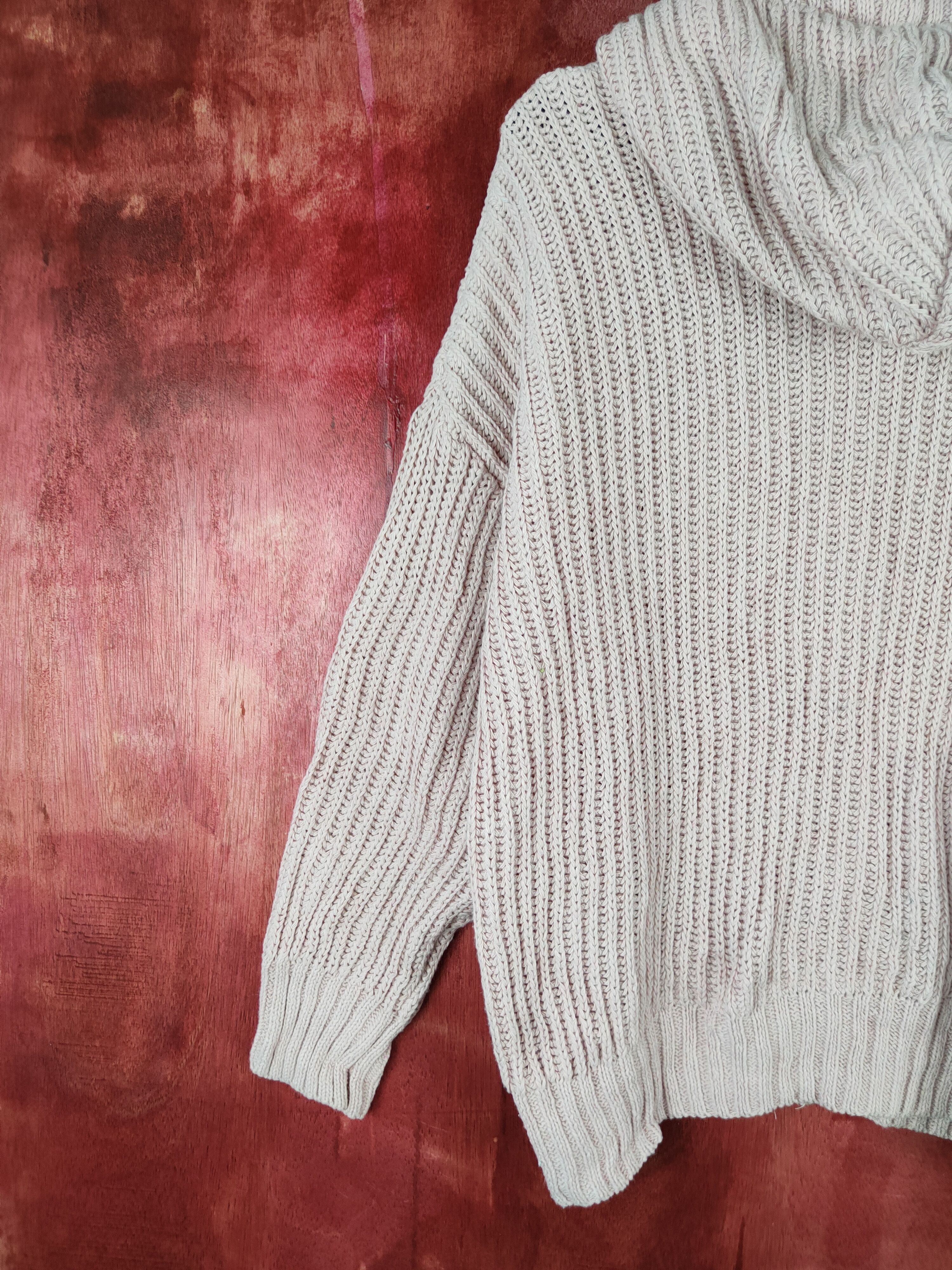 Homespun Knitwear DL Japanese Brand Soft Pink Knitwear Sweater hoodie #5783 Size L / US 10 / IT 46 - 8 Thumbnail