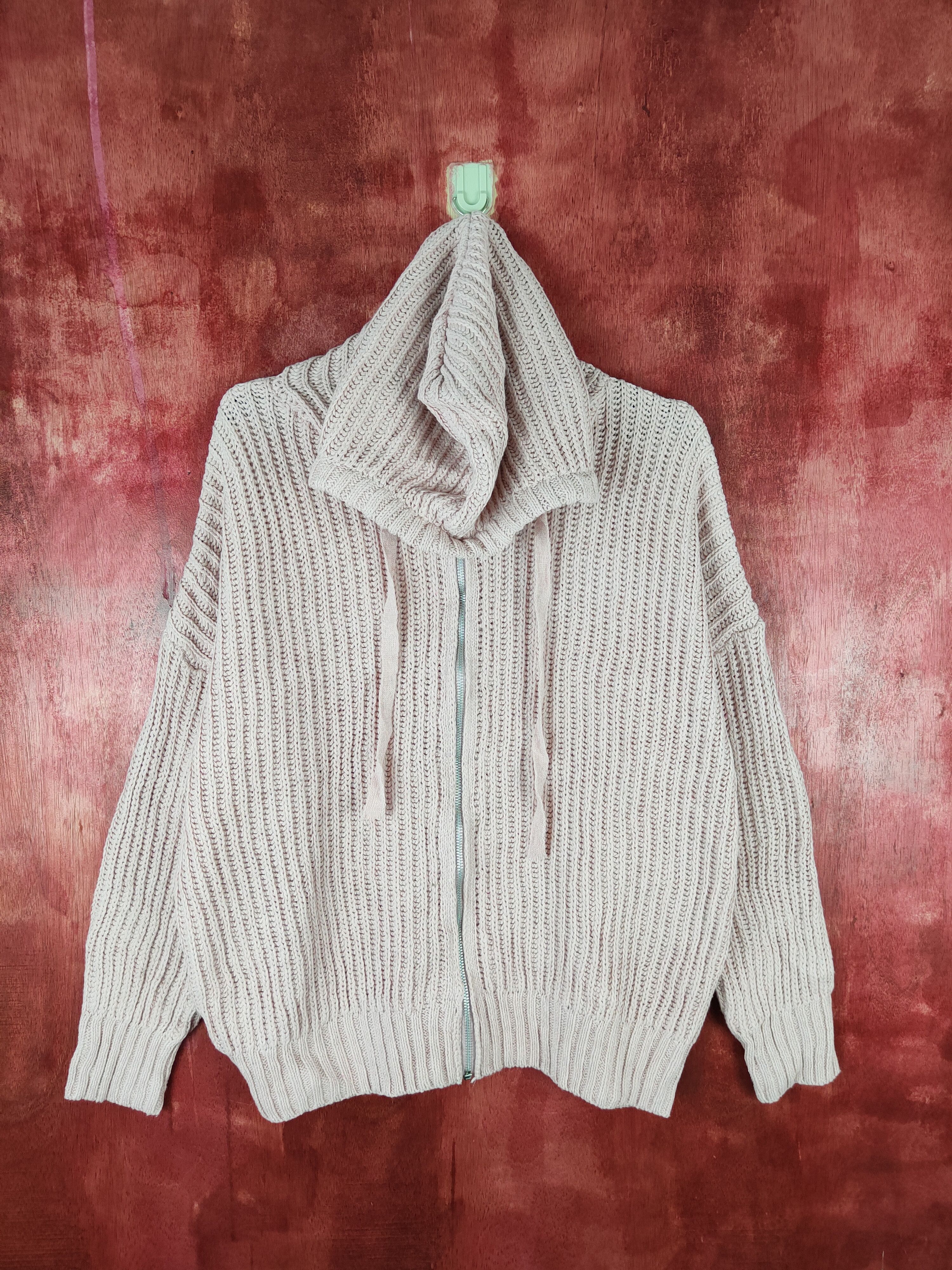 Homespun Knitwear DL Japanese Brand Soft Pink Knitwear Sweater hoodie #5783 Size L / US 10 / IT 46 - 1 Thumbnail