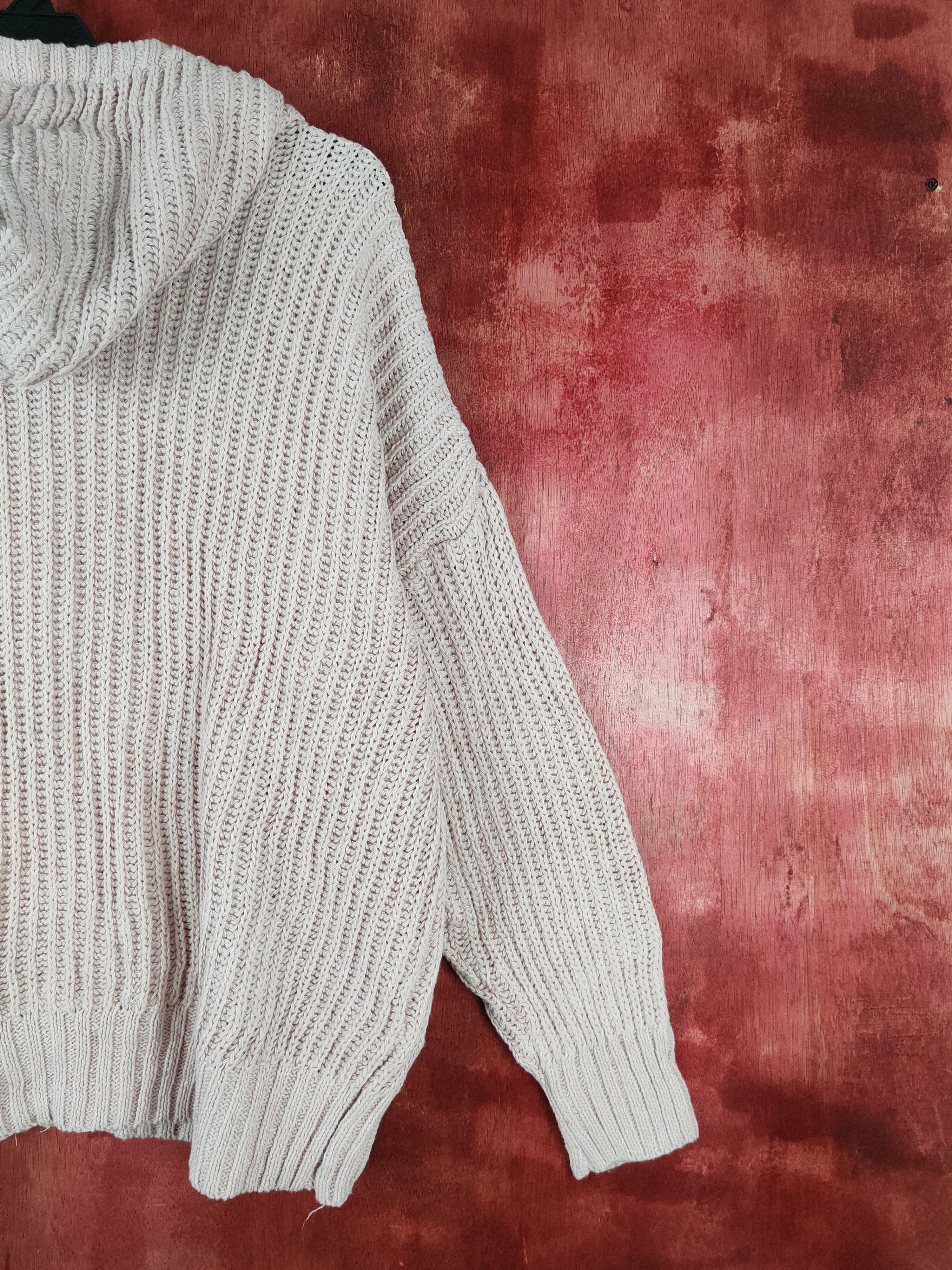 Homespun Knitwear DL Japanese Brand Soft Pink Knitwear Sweater hoodie #5783 Size L / US 10 / IT 46 - 9 Thumbnail