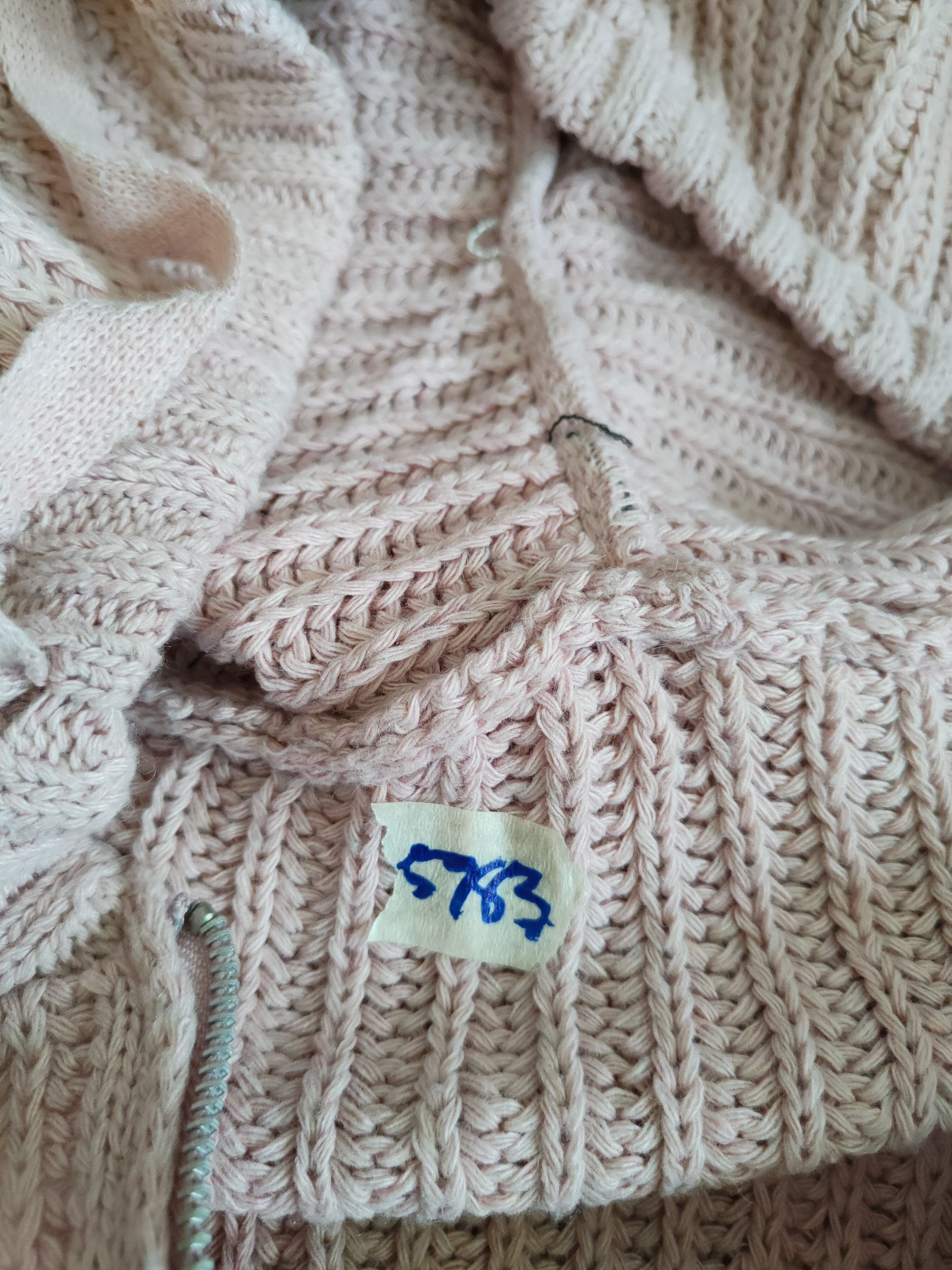Homespun Knitwear DL Japanese Brand Soft Pink Knitwear Sweater hoodie #5783 Size L / US 10 / IT 46 - 10 Thumbnail