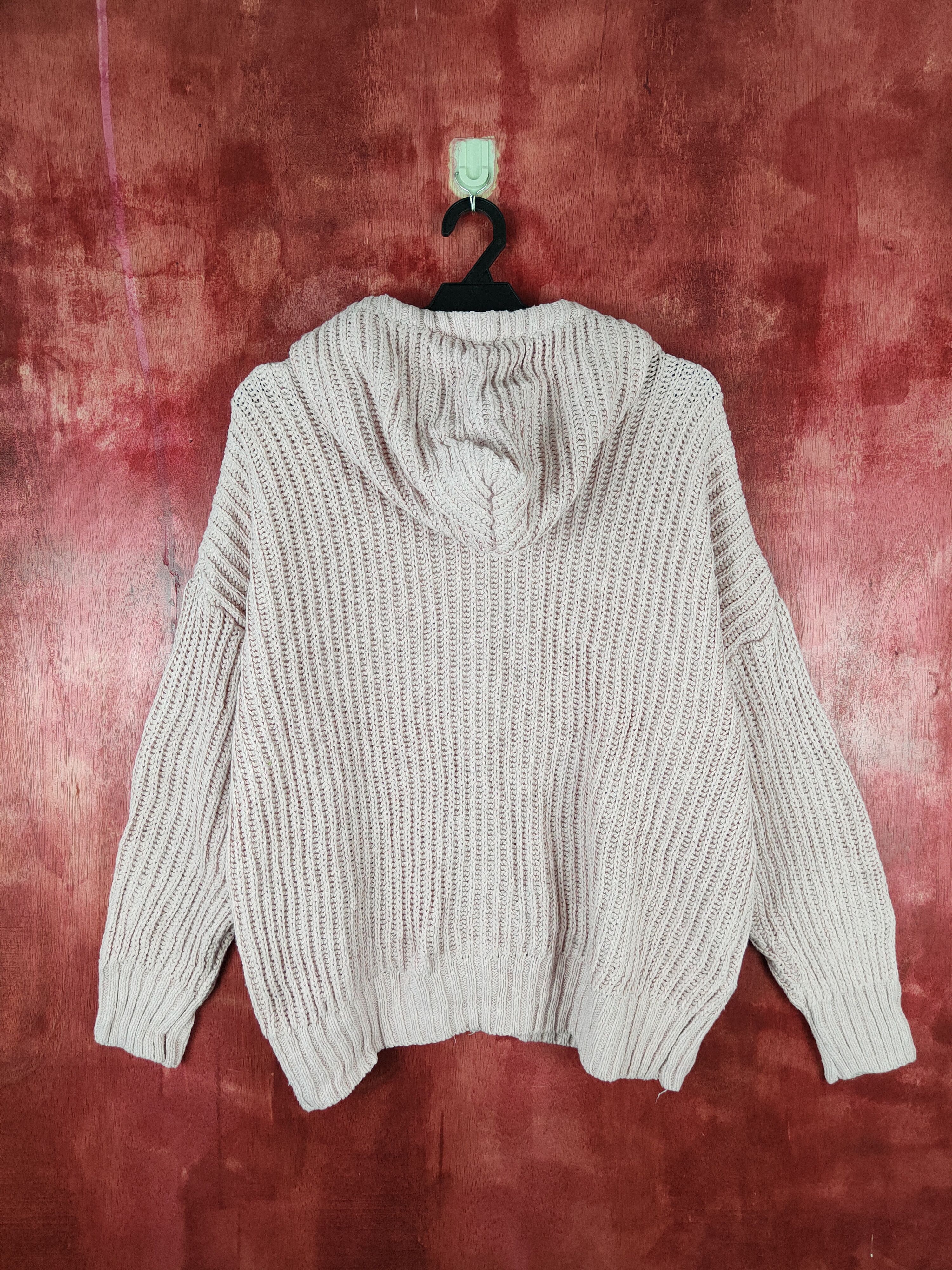 Homespun Knitwear DL Japanese Brand Soft Pink Knitwear Sweater hoodie #5783 Size L / US 10 / IT 46 - 7 Thumbnail