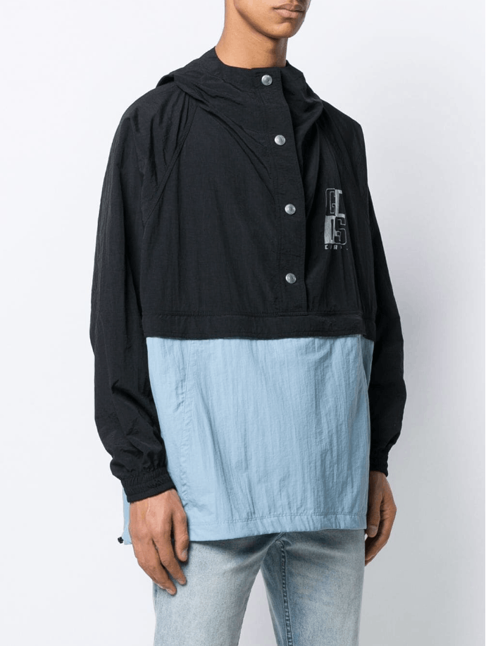 GCDS BNWT SS19 GCDS CONTRAST PANEL WINDBREAKER M Size US M / EU 48-50 / 2 - 19 Thumbnail