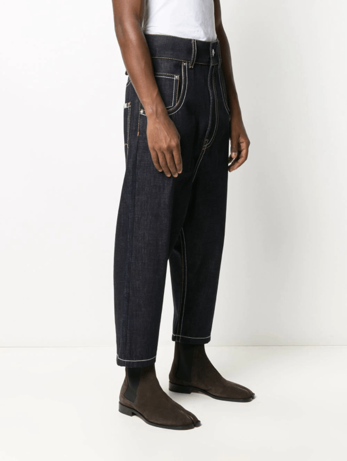 Lanvin BNWT AW20 LANVIN DROP CROTCH JEANS 30 Size US 30 / EU 46 - 1 Thumbnail