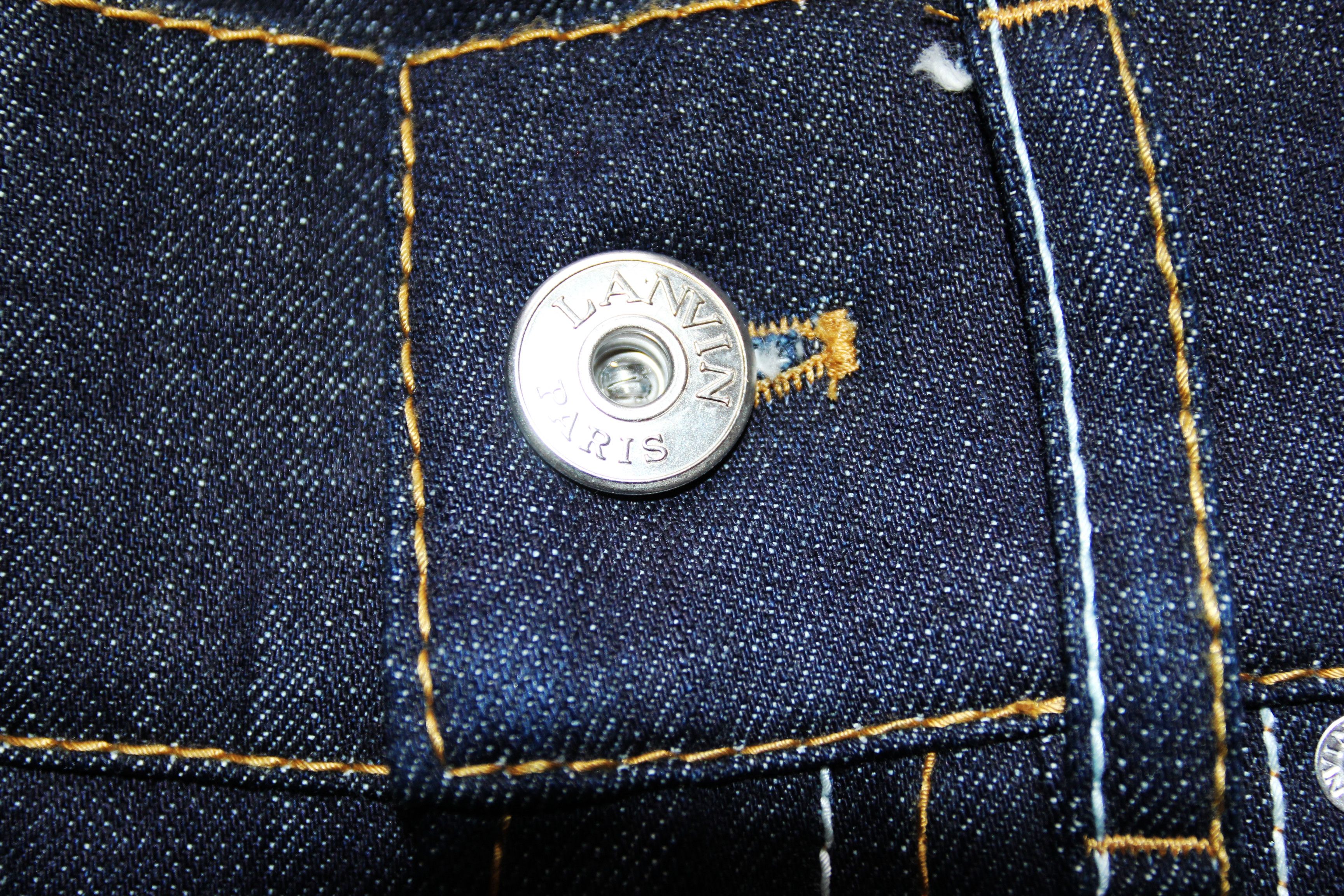 Lanvin BNWT AW20 LANVIN DROP CROTCH JEANS 30 Size US 30 / EU 46 - 11 Thumbnail