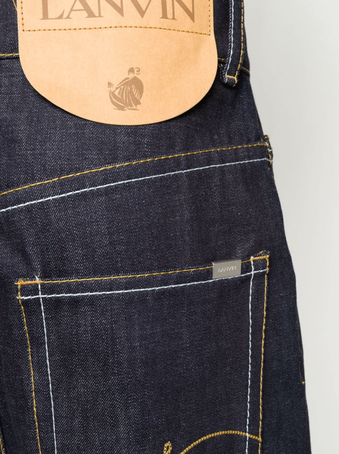 Lanvin BNWT AW20 LANVIN DROP CROTCH JEANS 30 Size US 30 / EU 46 - 15 Thumbnail